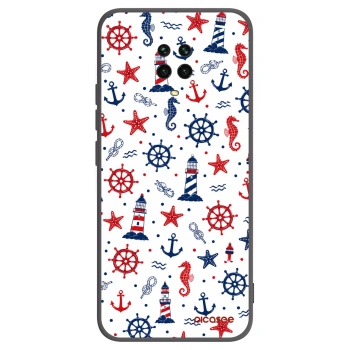 Picasee crna silikonska maskica za Xiaomi Redmi Note 9S - Sailor Vibes
