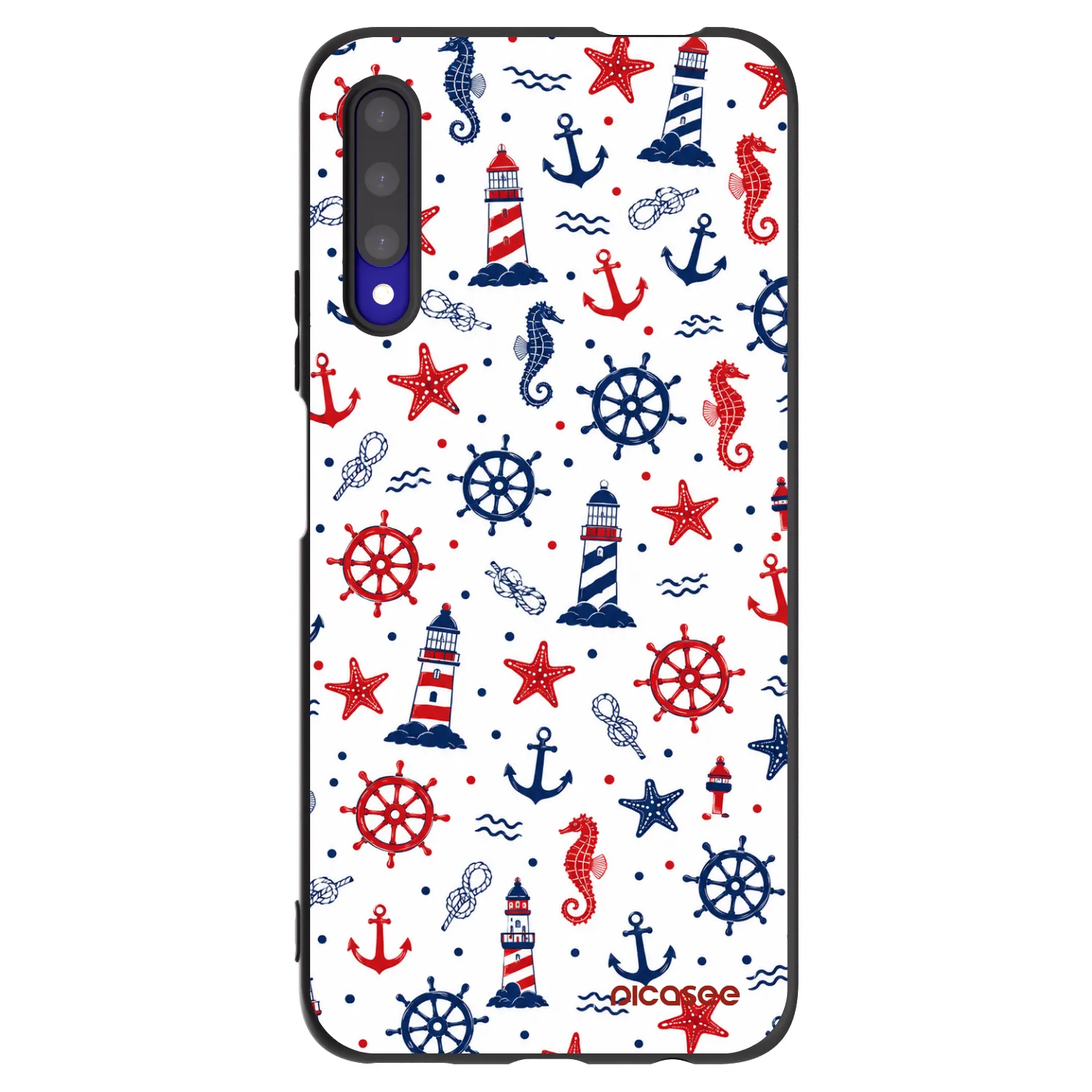 Picasee crna silikonska maskica za Honor 9X Pro - Sailor Vibes