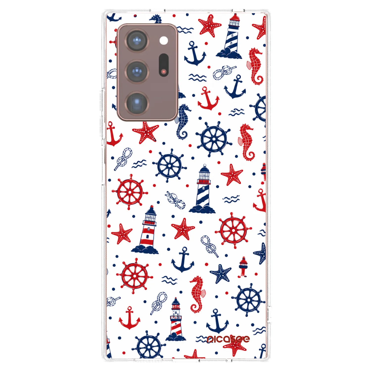 Picasee silikonska prozirna maskica za Samsung Galaxy Note 20 Ultra - Sailor Vibes