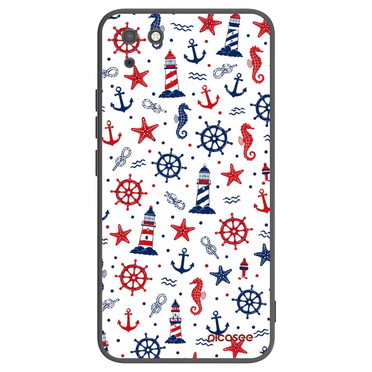 Picasee crna silikonska maskica za Huawei Y5P - Sailor Vibes