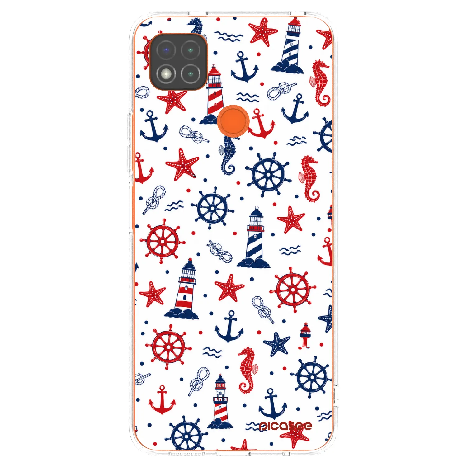 Picasee silikonska prozirna maskica za Xiaomi Redmi 9C - Sailor Vibes