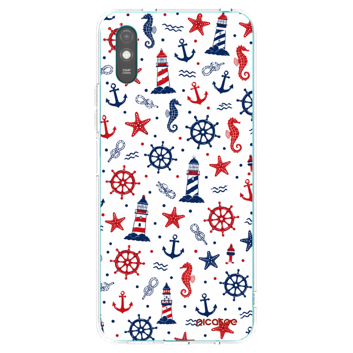 Picasee silikonska prozirna maskica za Xiaomi Redmi 9A - Sailor Vibes