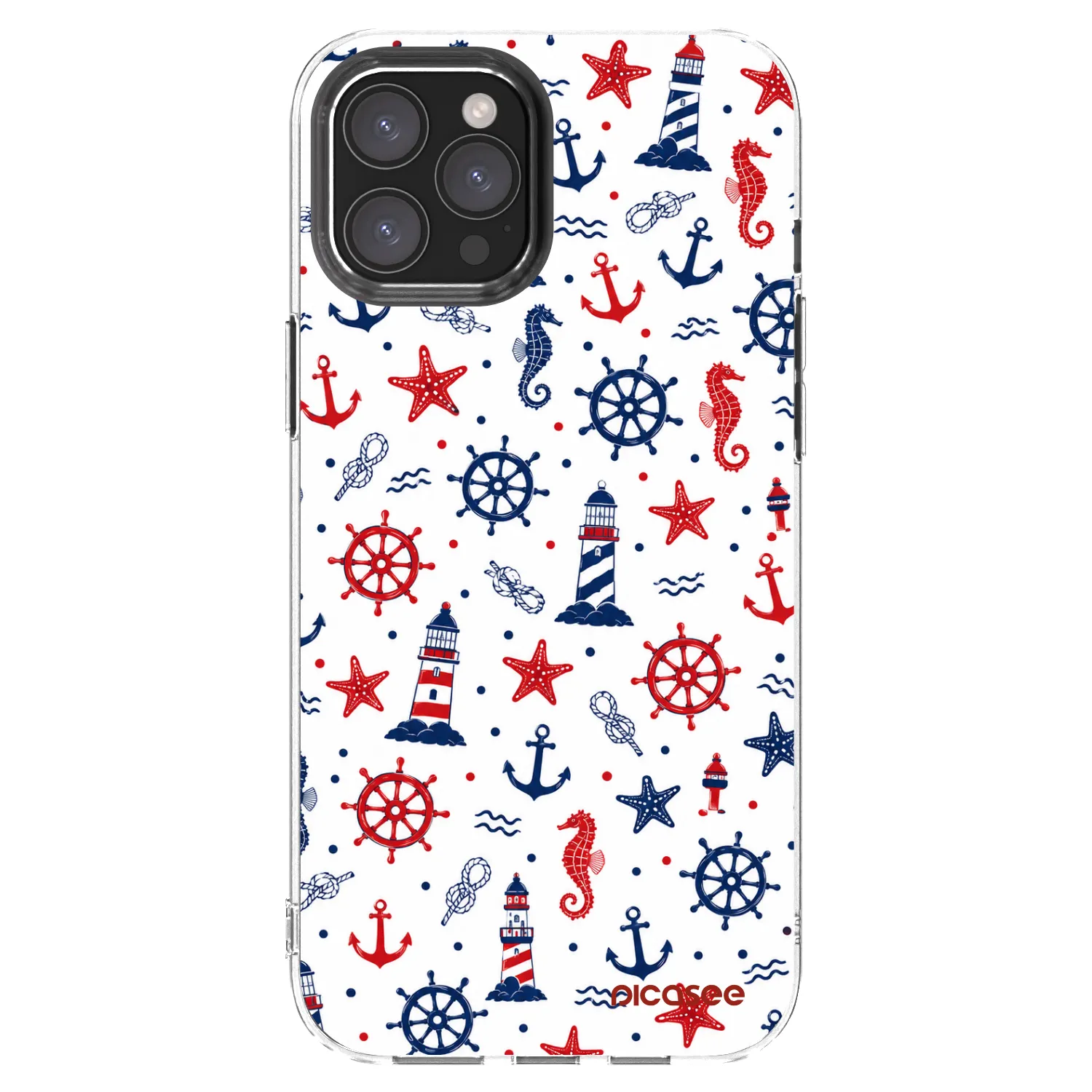 Picasee silikonska prozirna maskica za Apple iPhone 12 Pro Max - Sailor Vibes