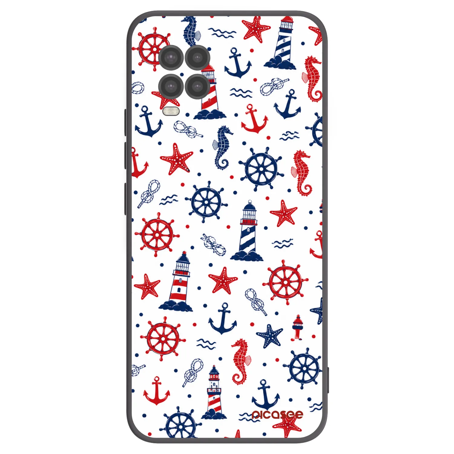 Picasee crna silikonska maskica za Xiaomi Mi 10 Lite - Sailor Vibes