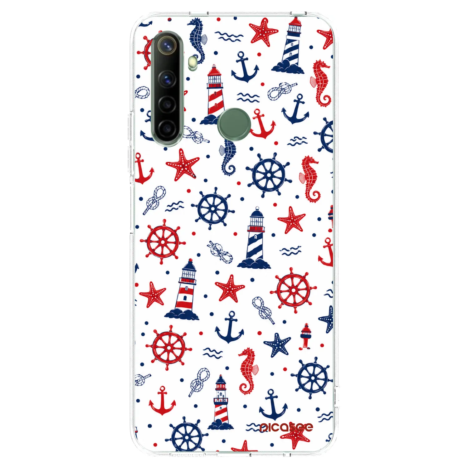 Picasee silikonska prozirna maskica za Realme 6i - Sailor Vibes