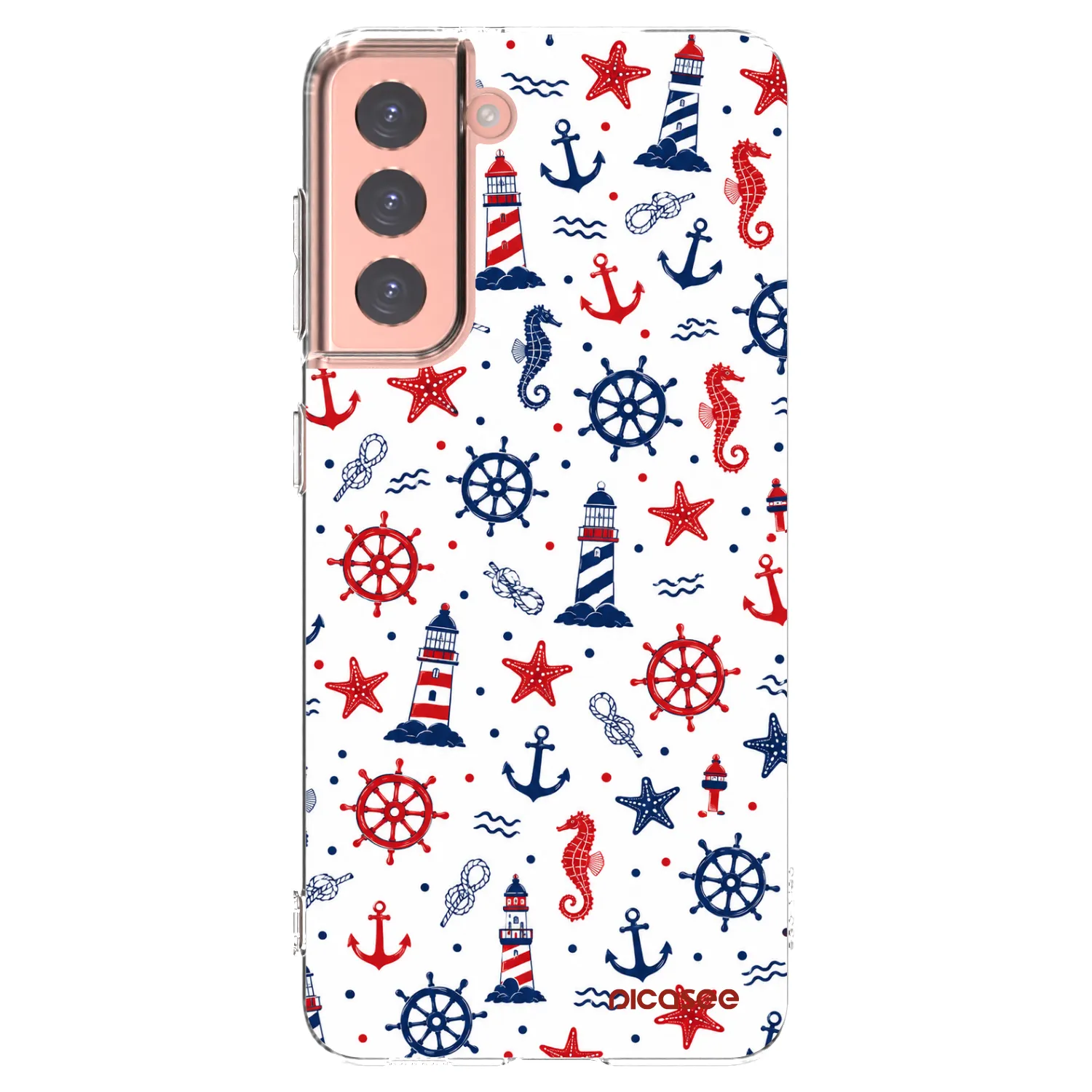 Picasee silikonska prozirna maskica za Samsung Galaxy S21 5G G991B - Sailor Vibes