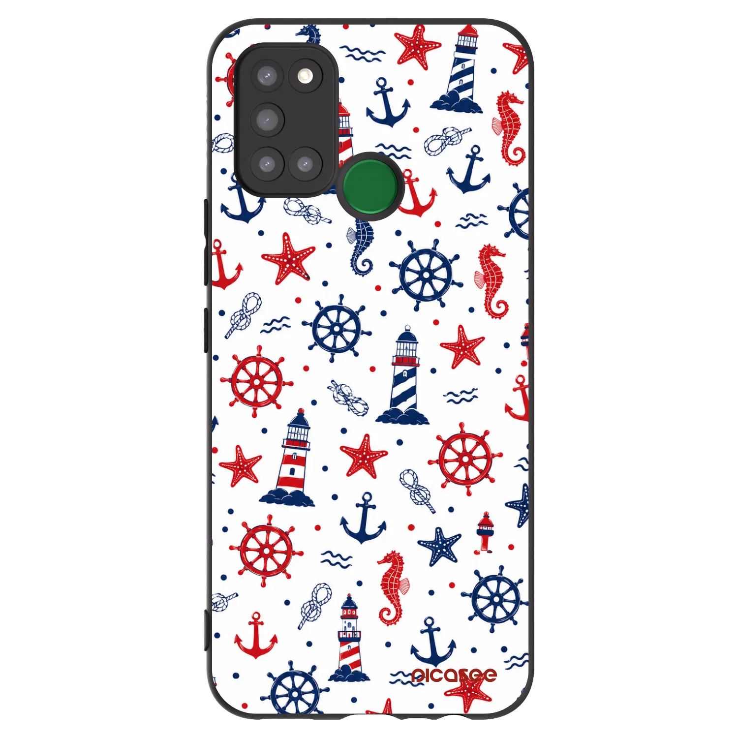 Picasee crna silikonska maskica za Realme 7i - Sailor Vibes