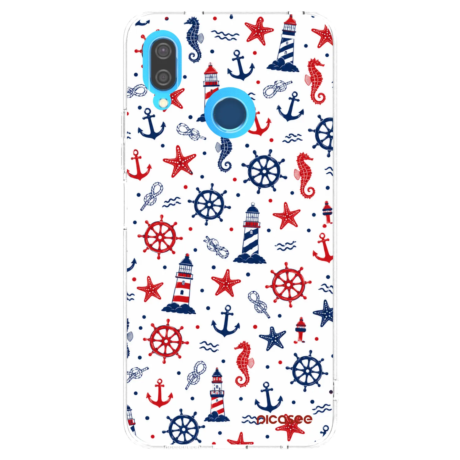 Picasee silikonska prozirna maskica za Huawei P20 Lite - Sailor Vibes