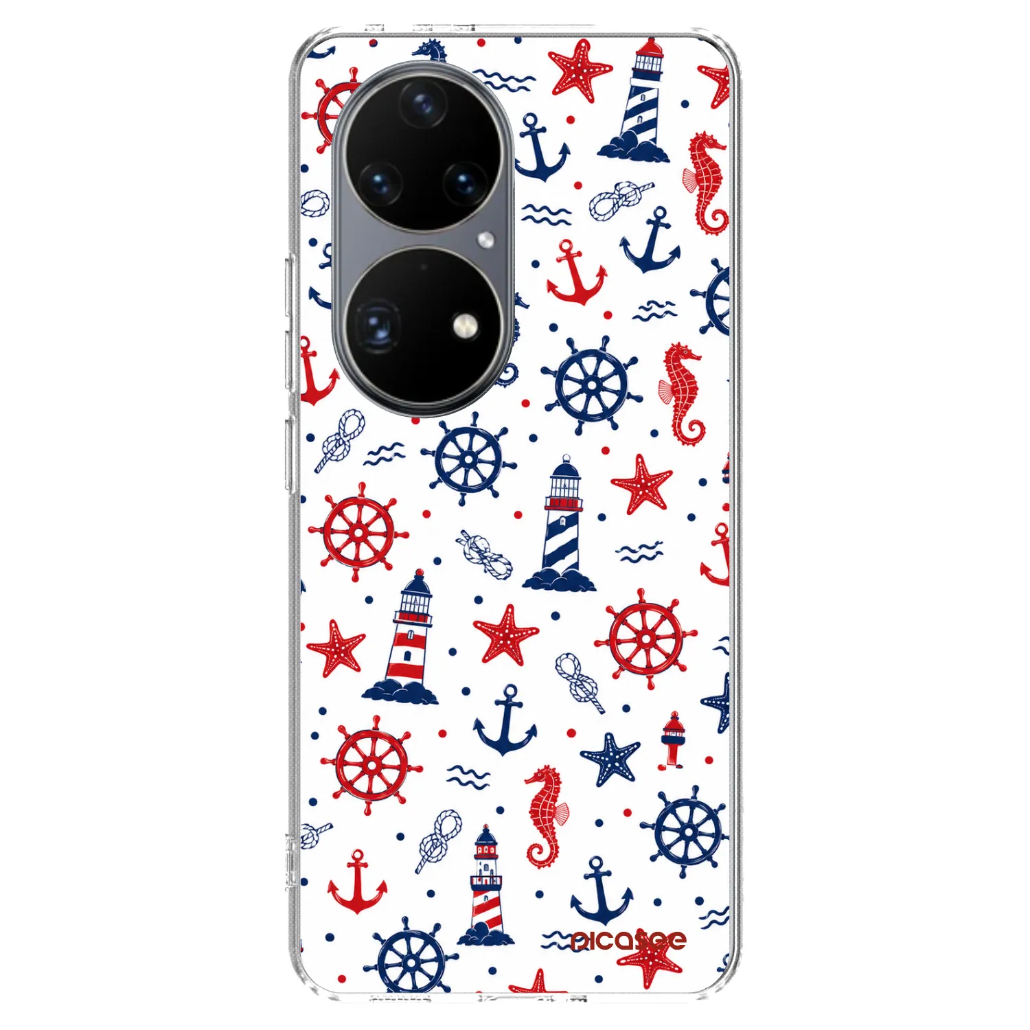 Picasee silikonska prozirna maskica za Huawei P50 - Sailor Vibes