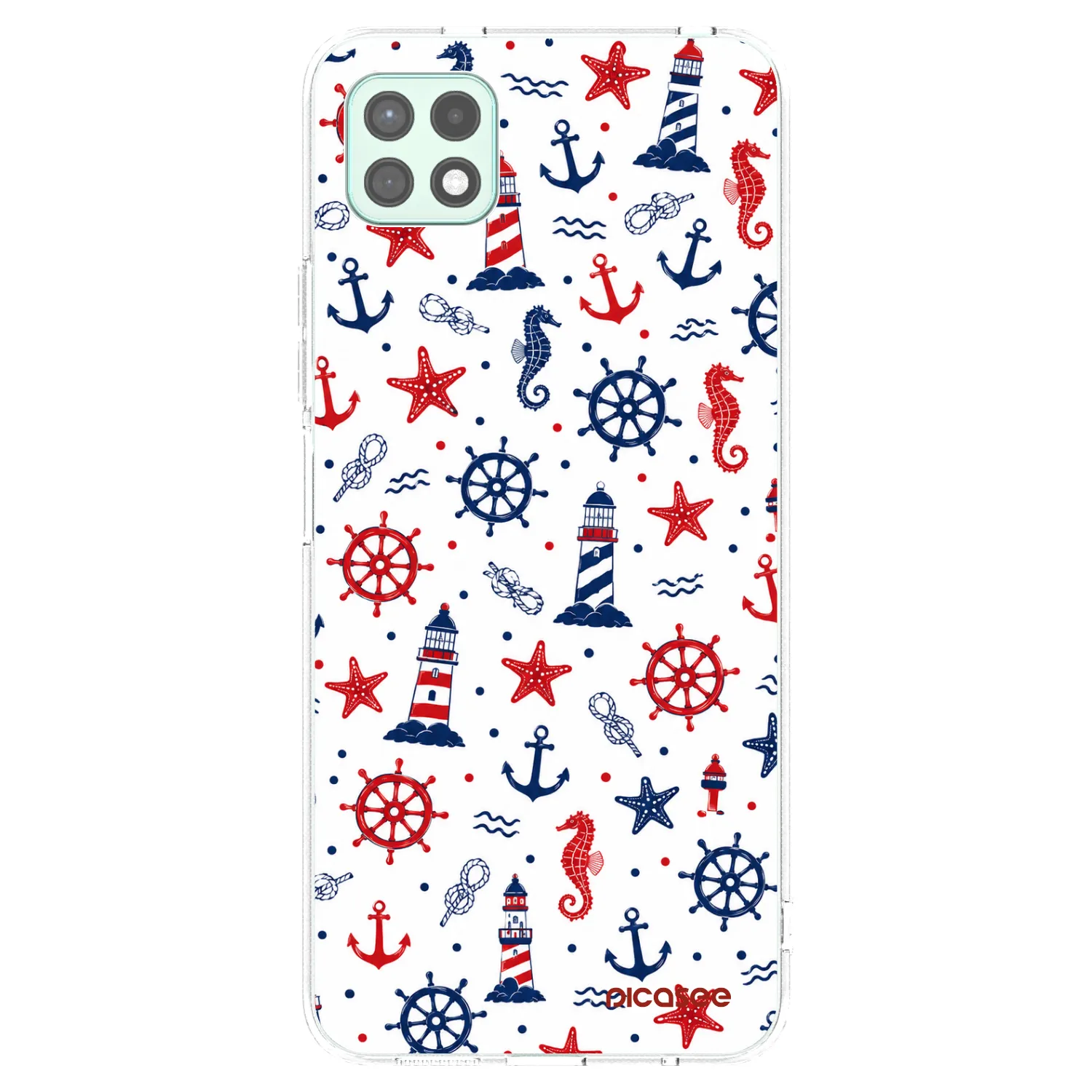 Picasee silikonska prozirna maskica za Samsung Galaxy A22 A226B 5G - Sailor Vibes
