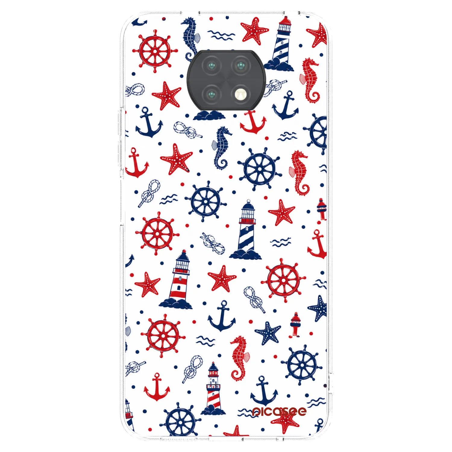 Picasee silikonska prozirna maskica za Xiaomi Redmi Note 9T - Sailor Vibes