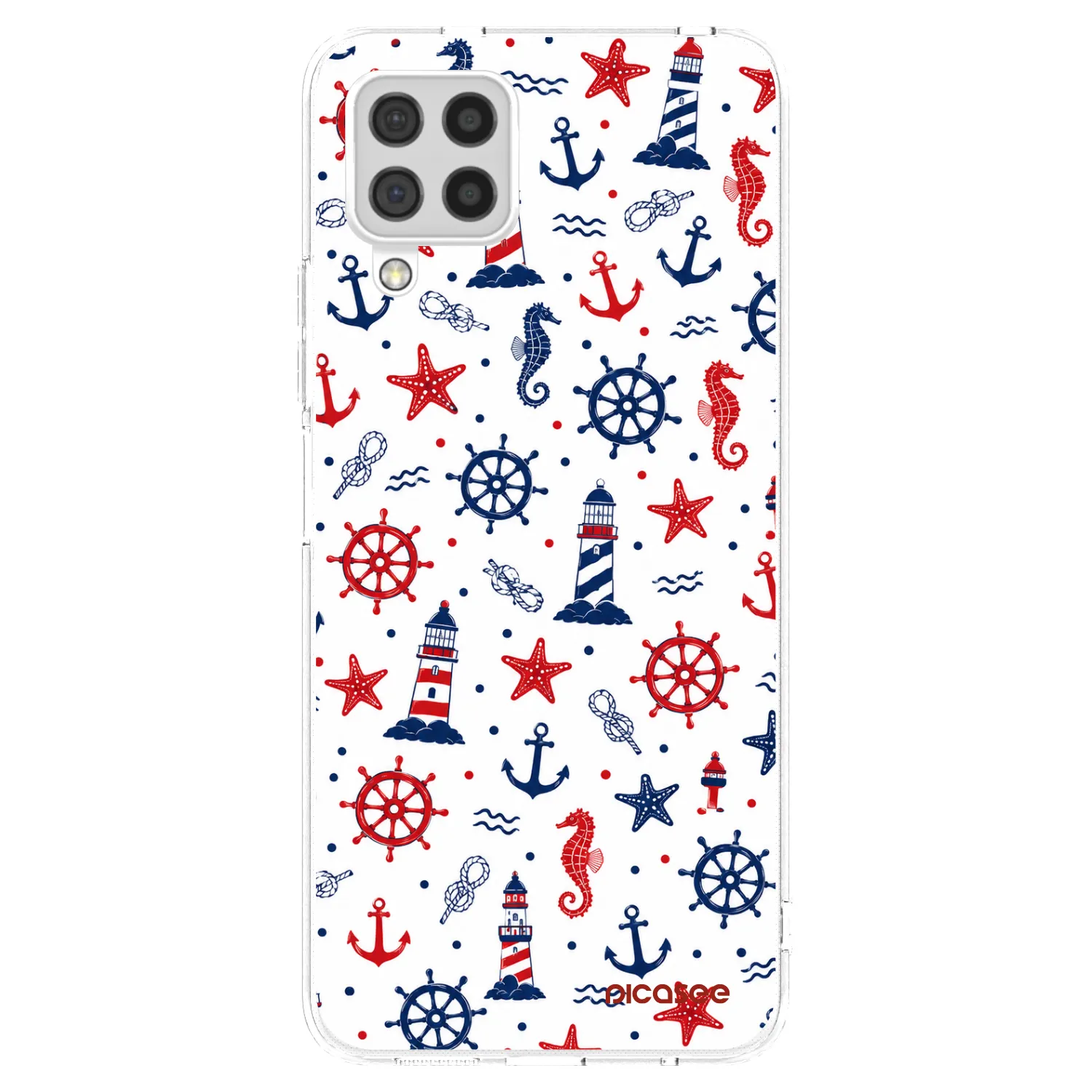 Picasee silikonska prozirna maskica za Samsung Galaxy A22 A225F 4G - Sailor Vibes