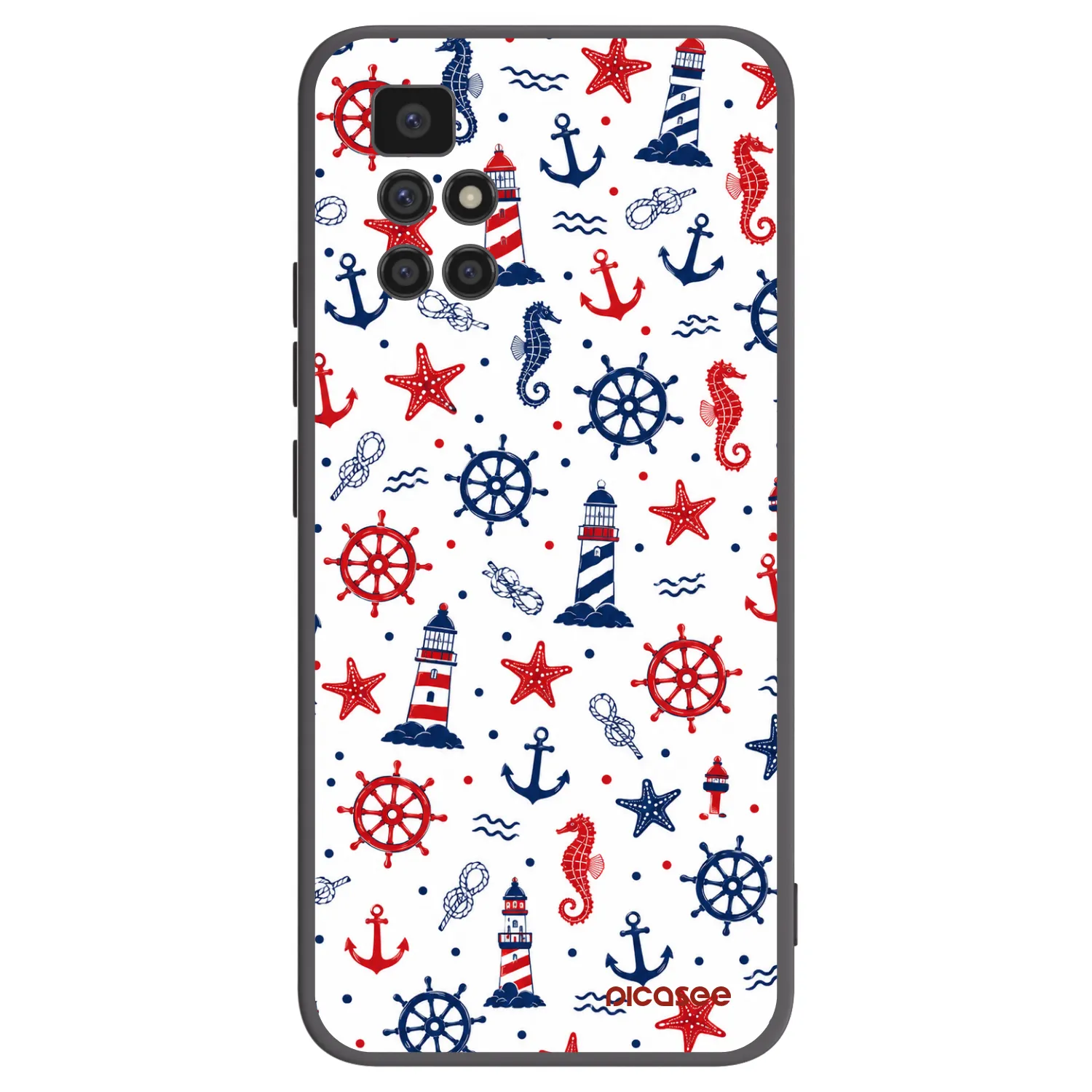 Picasee crna silikonska maskica za Xiaomi Redmi 10 - Sailor Vibes