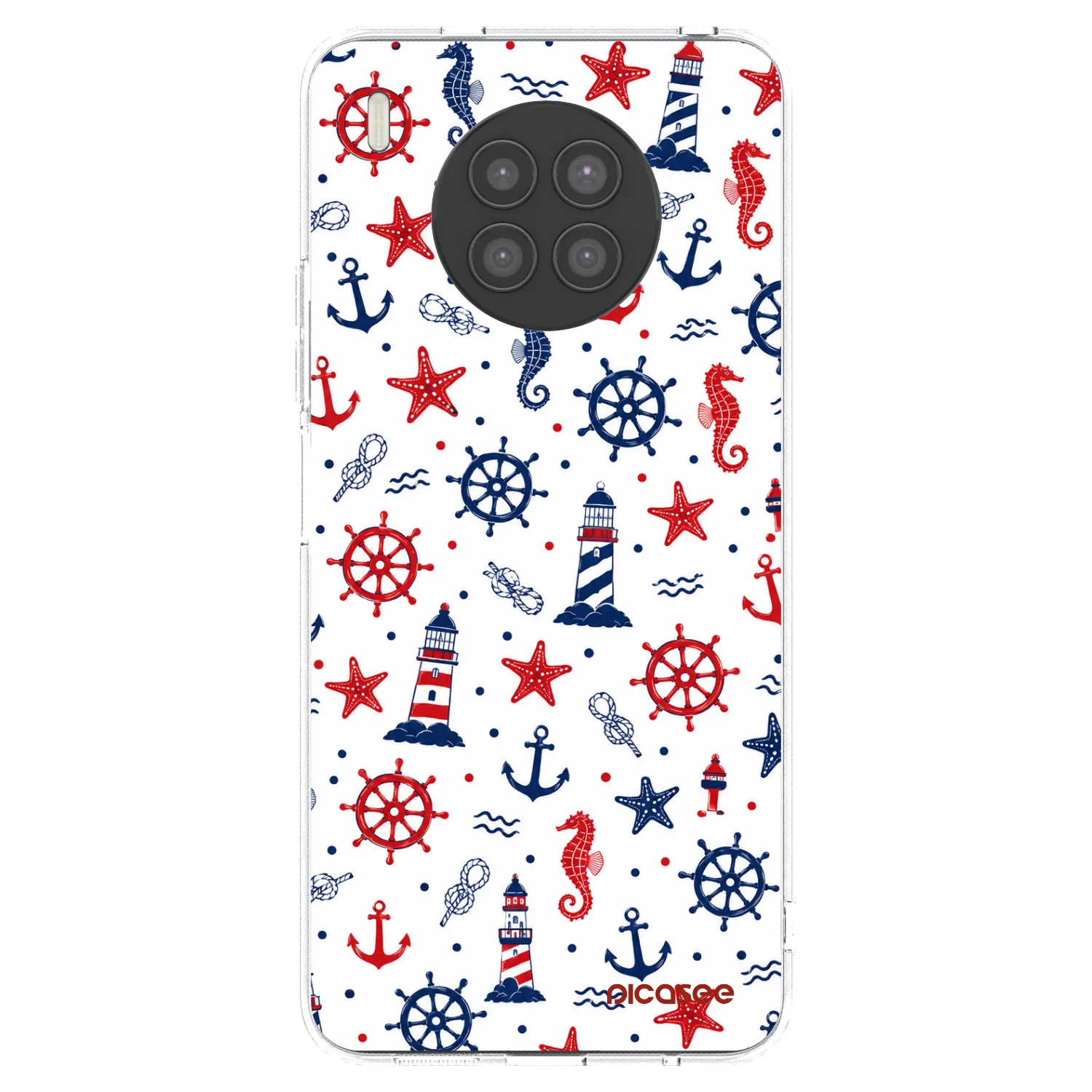 Picasee silikonska prozirna maskica za Huawei Nova 8i - Sailor Vibes