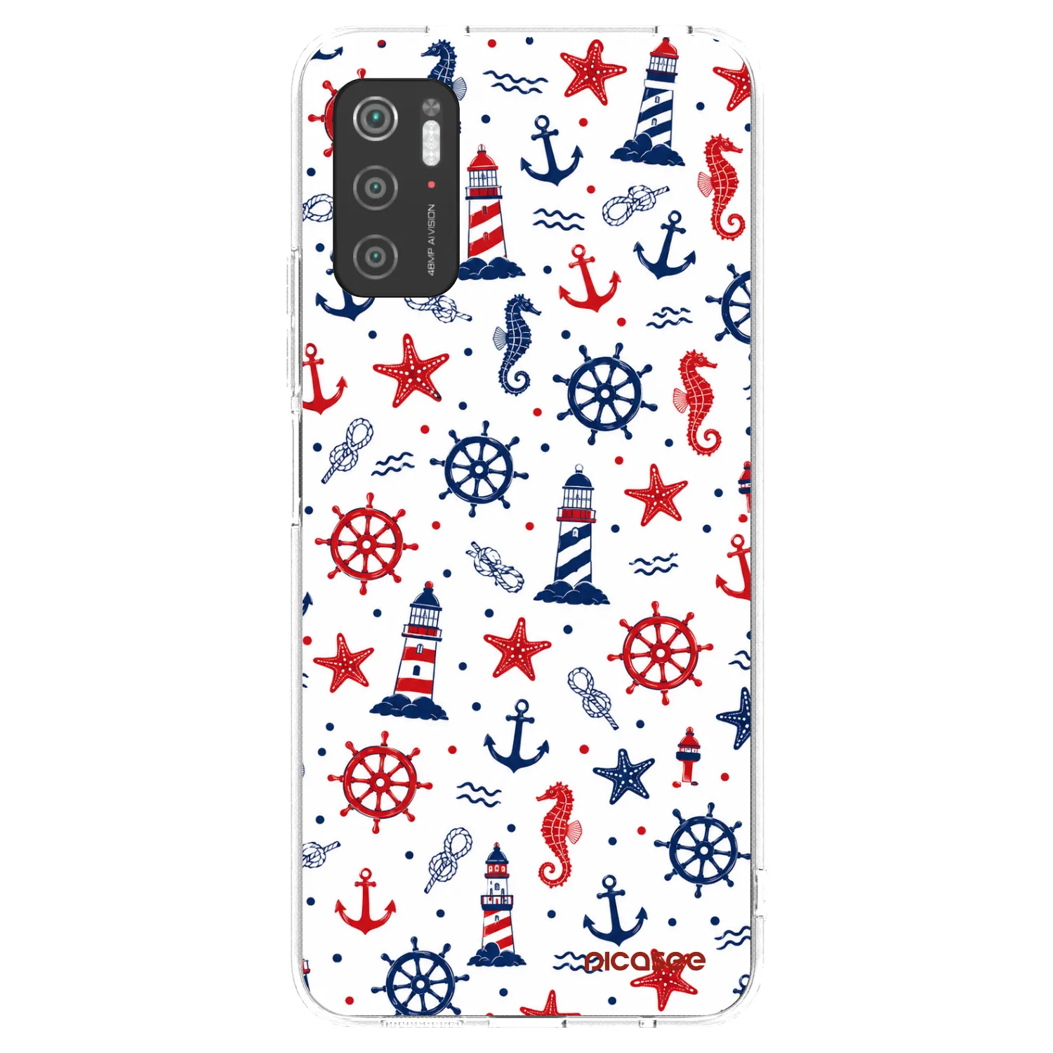 Picasee silikonska prozirna maskica za Xiaomi Poco M3 Pro 5G - Sailor Vibes