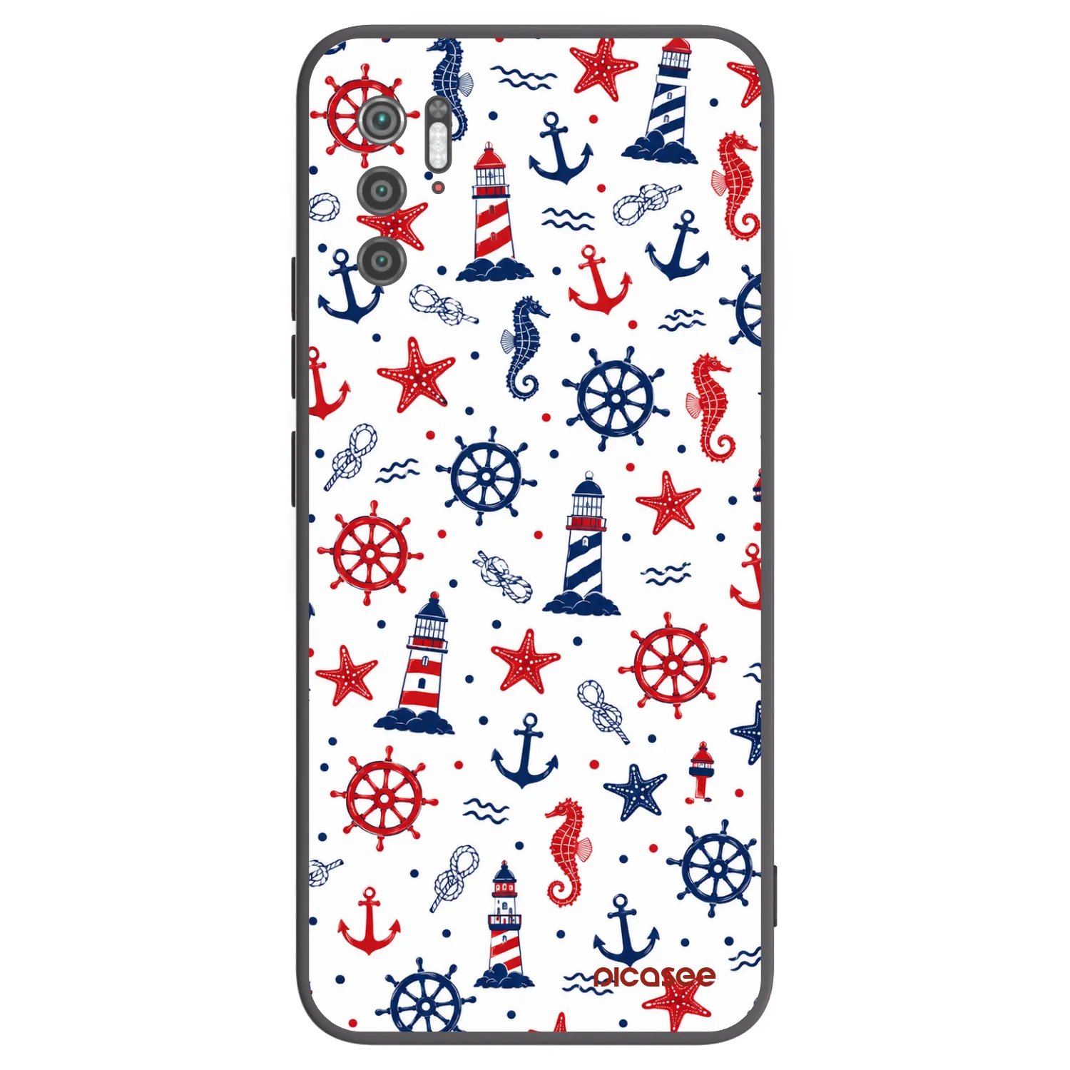Picasee crna silikonska maskica za Xiaomi Poco M3 Pro 5G - Sailor Vibes
