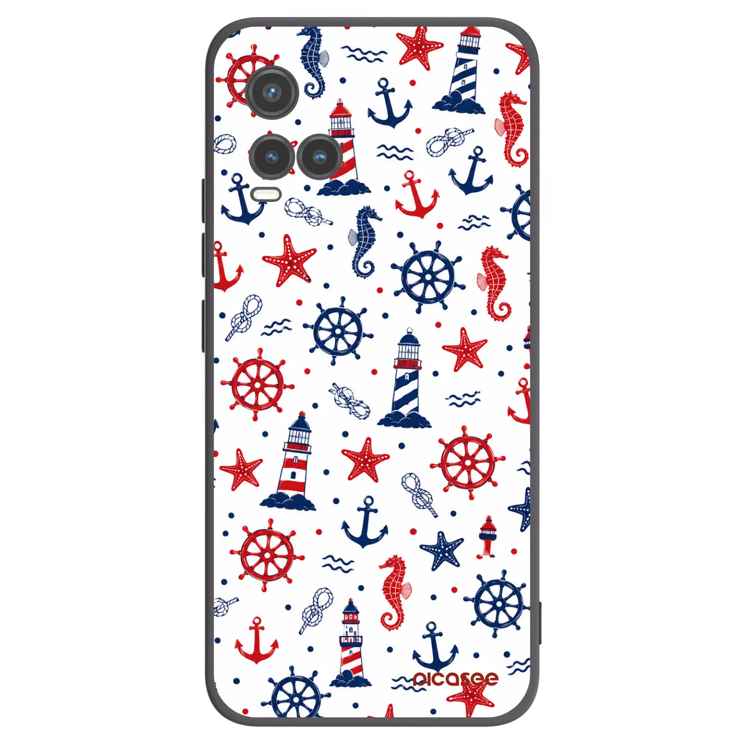 Picasee crna silikonska maskica za Vivo Y33s - Sailor Vibes