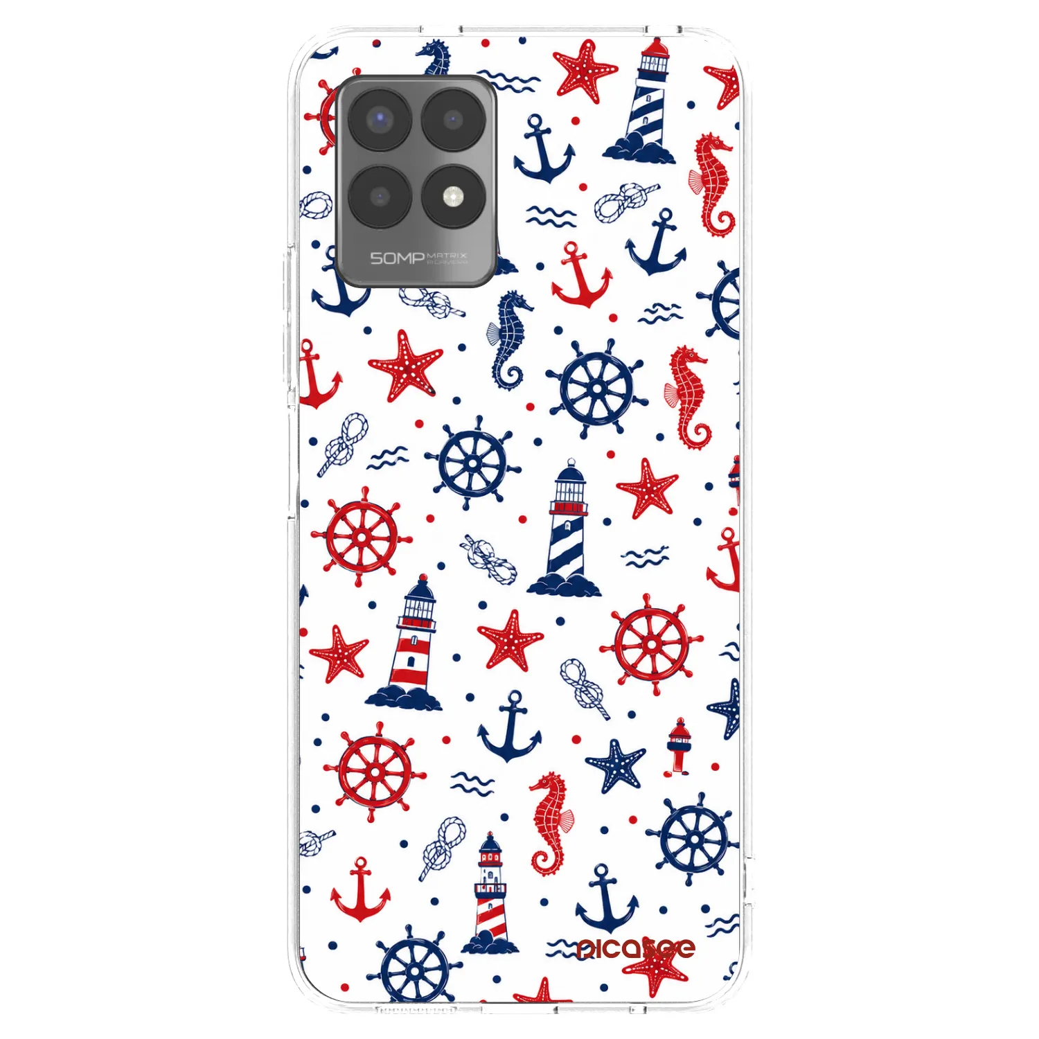 Picasee silikonska prozirna maskica za Realme 8i - Sailor Vibes