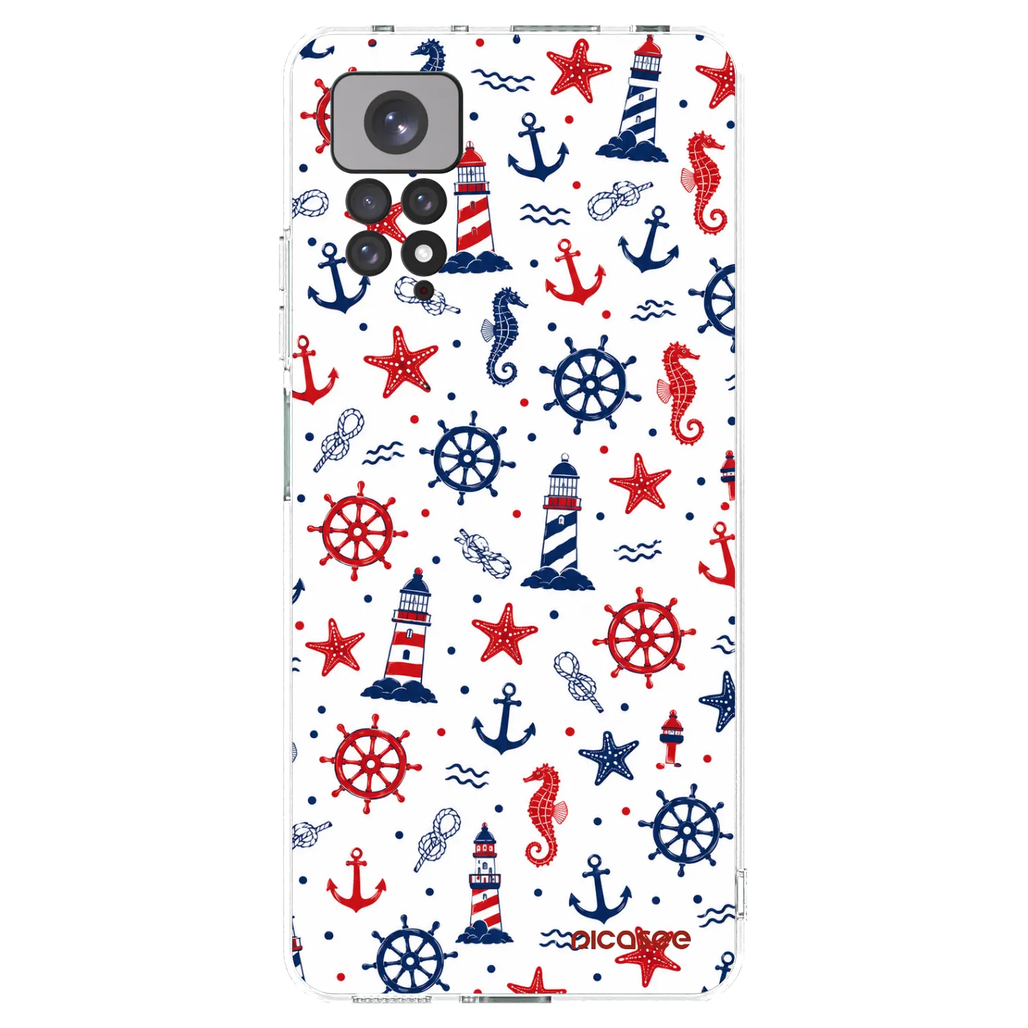 Picasee silikonska prozirna maskica za Xiaomi Redmi Note 11S 4G - Sailor Vibes