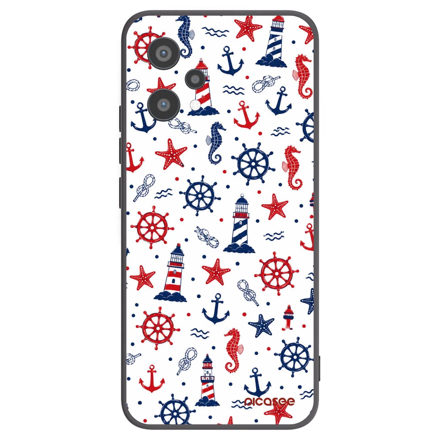 Picasee crna silikonska maskica za Realme 9 Pro 5G - Sailor Vibes