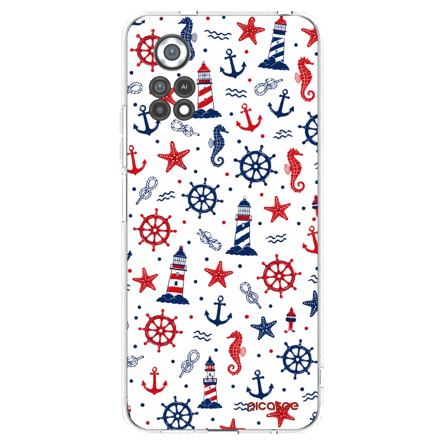 Picasee silikonska prozirna maskica za Xiaomi Poco X4 Pro 5G - Sailor Vibes