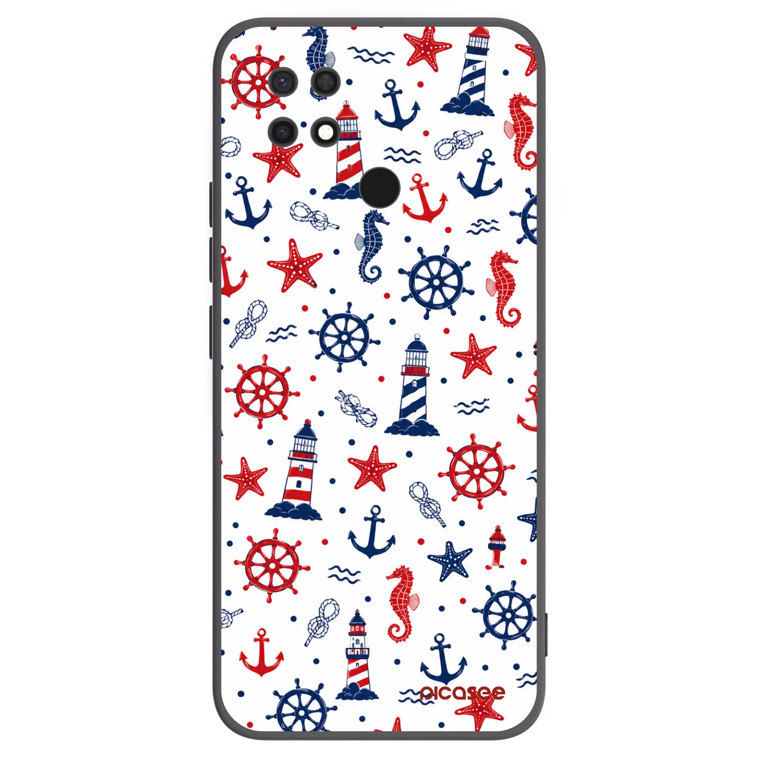 Picasee crna silikonska maskica za Xiaomi Redmi 10C - Sailor Vibes