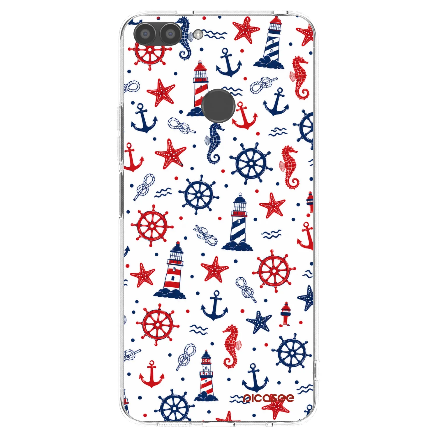 Picasee silikonska prozirna maskica za Huawei P Smart - Sailor Vibes