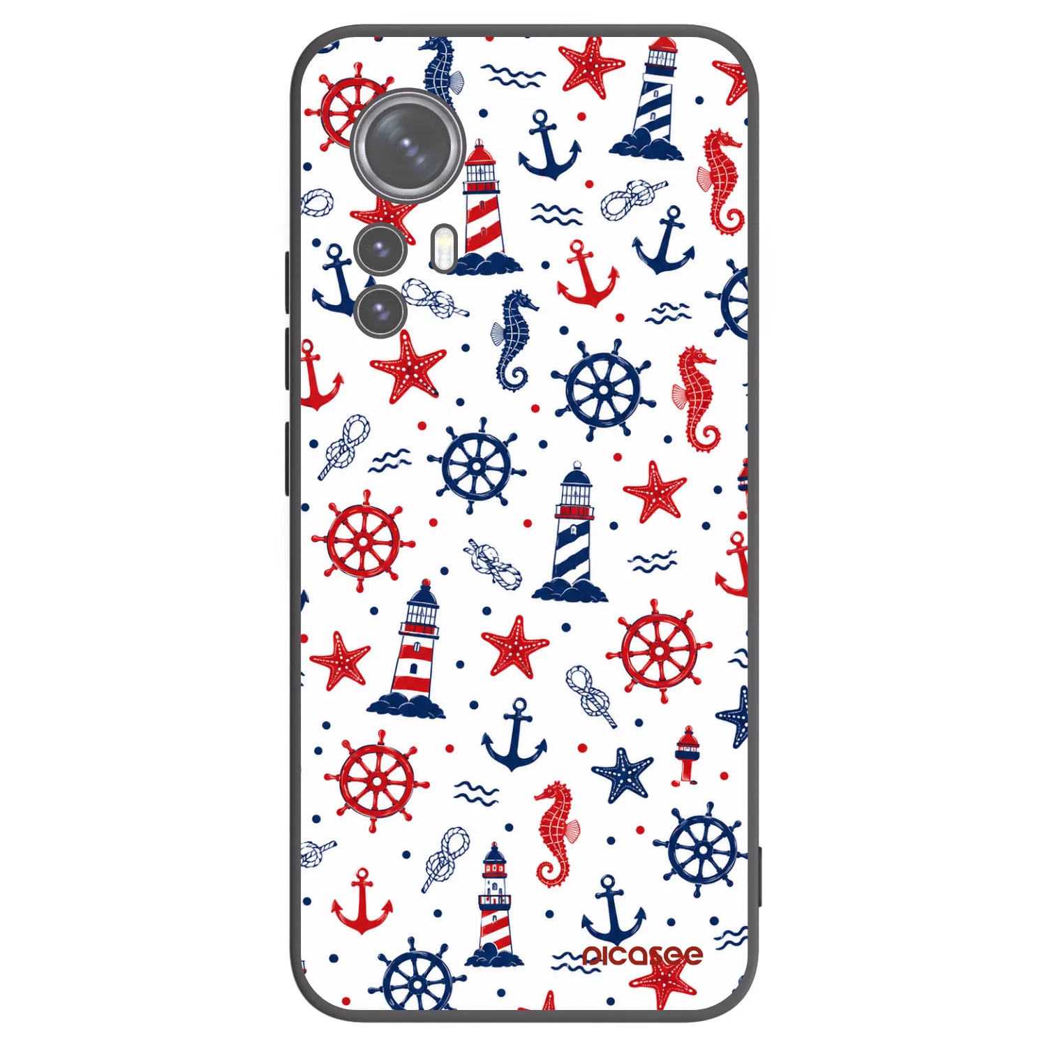 Picasee crna silikonska maskica za Xiaomi 12X - Sailor Vibes