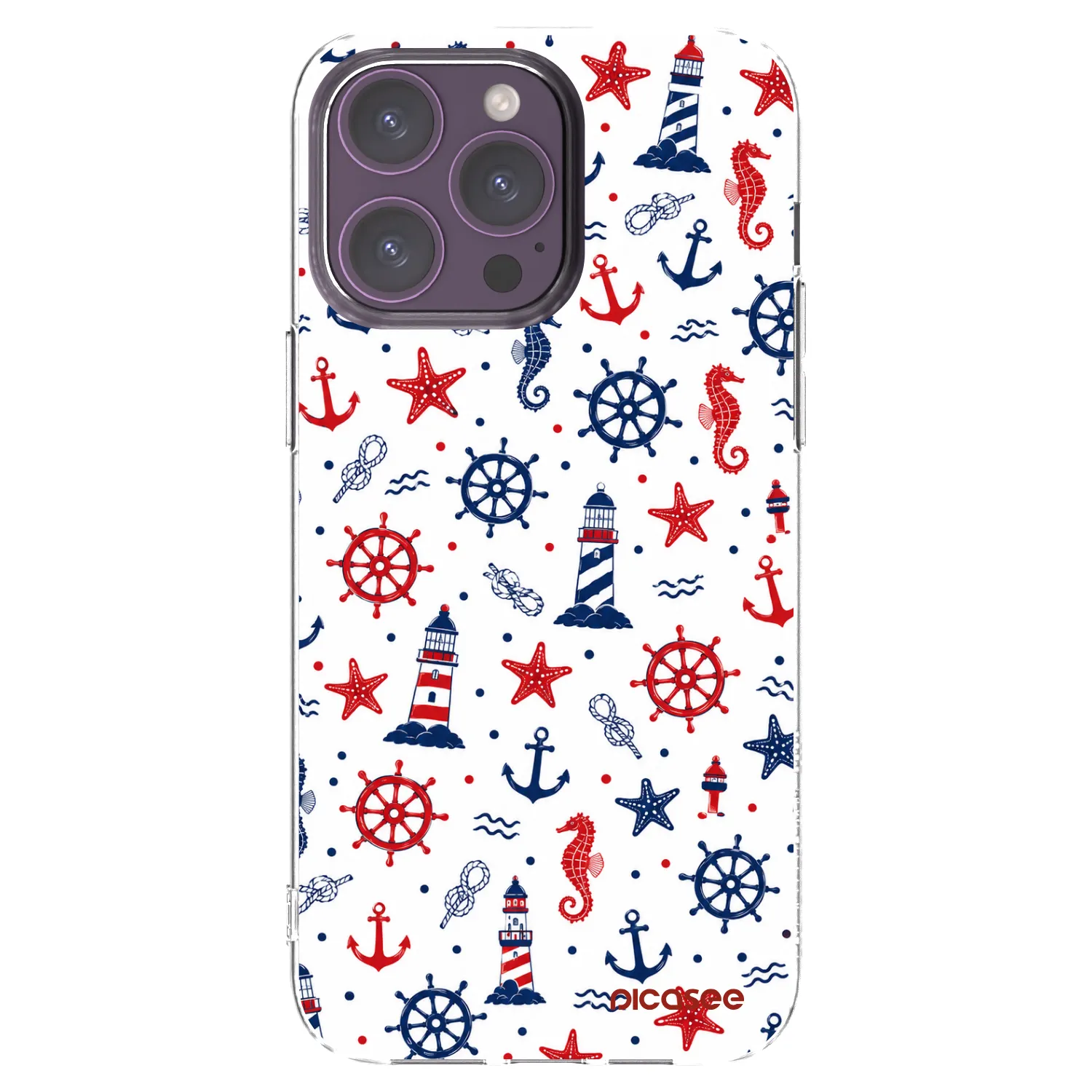 Picasee silikonska prozirna maskica za Apple iPhone 14 Pro Max - Sailor Vibes