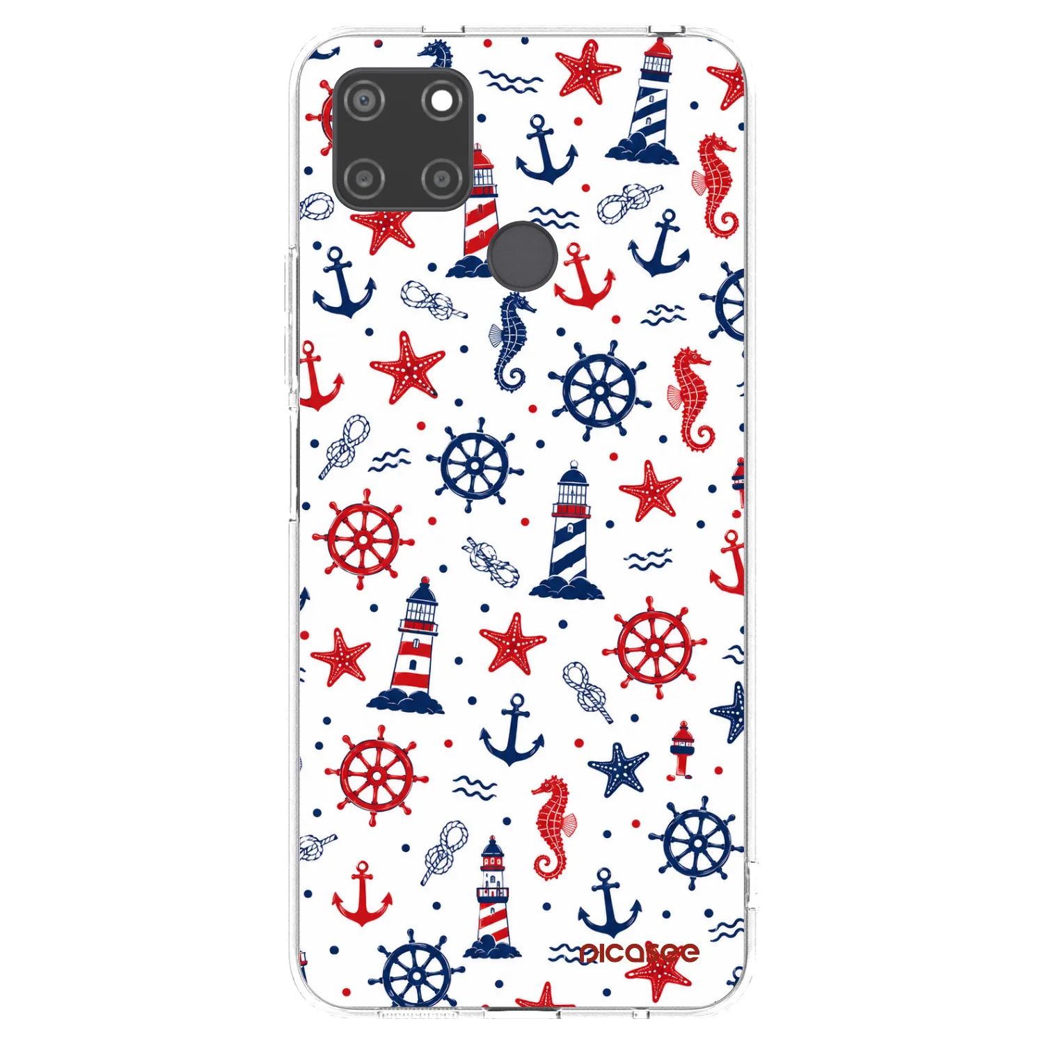 Picasee silikonska prozirna maskica za Realme C21Y - Sailor Vibes