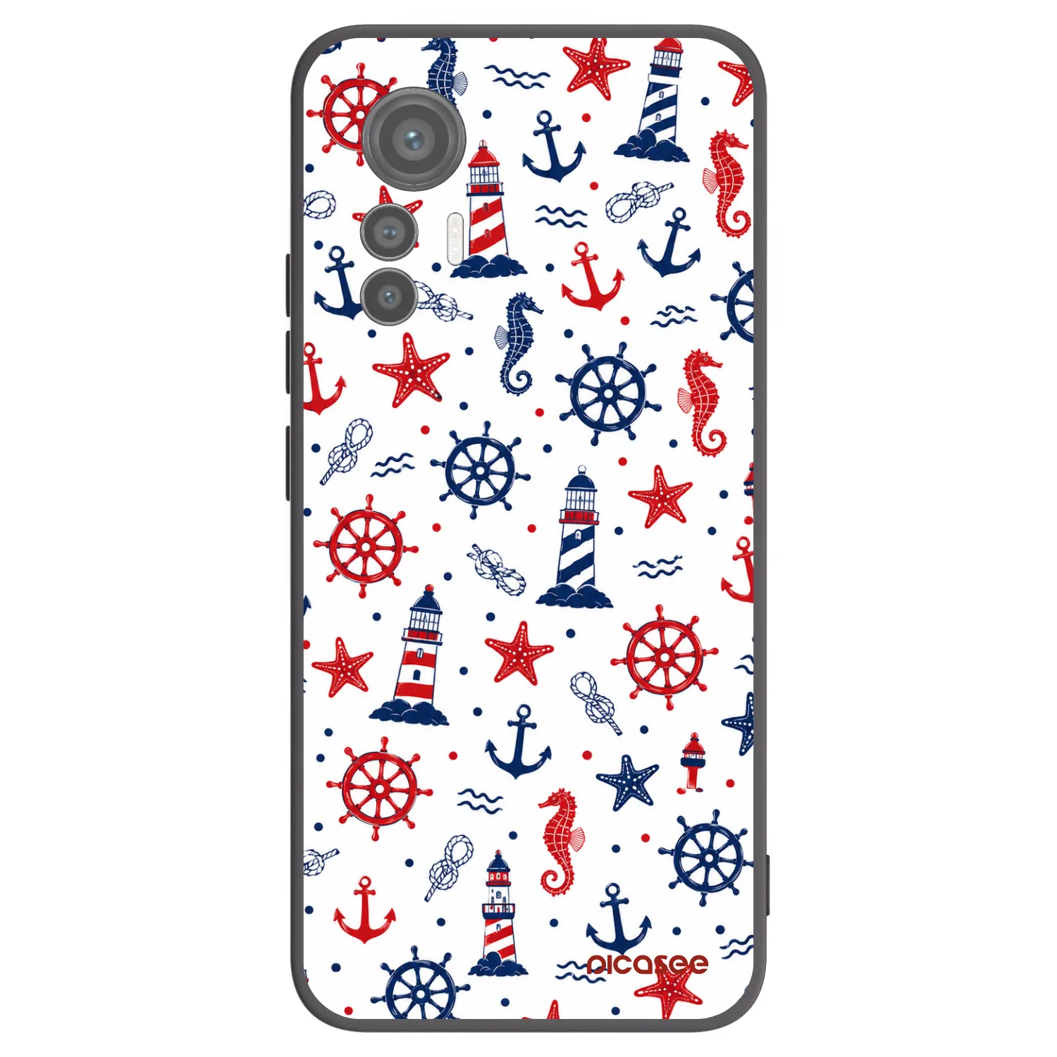 Picasee crna silikonska maskica za Xiaomi 12 Lite - Sailor Vibes