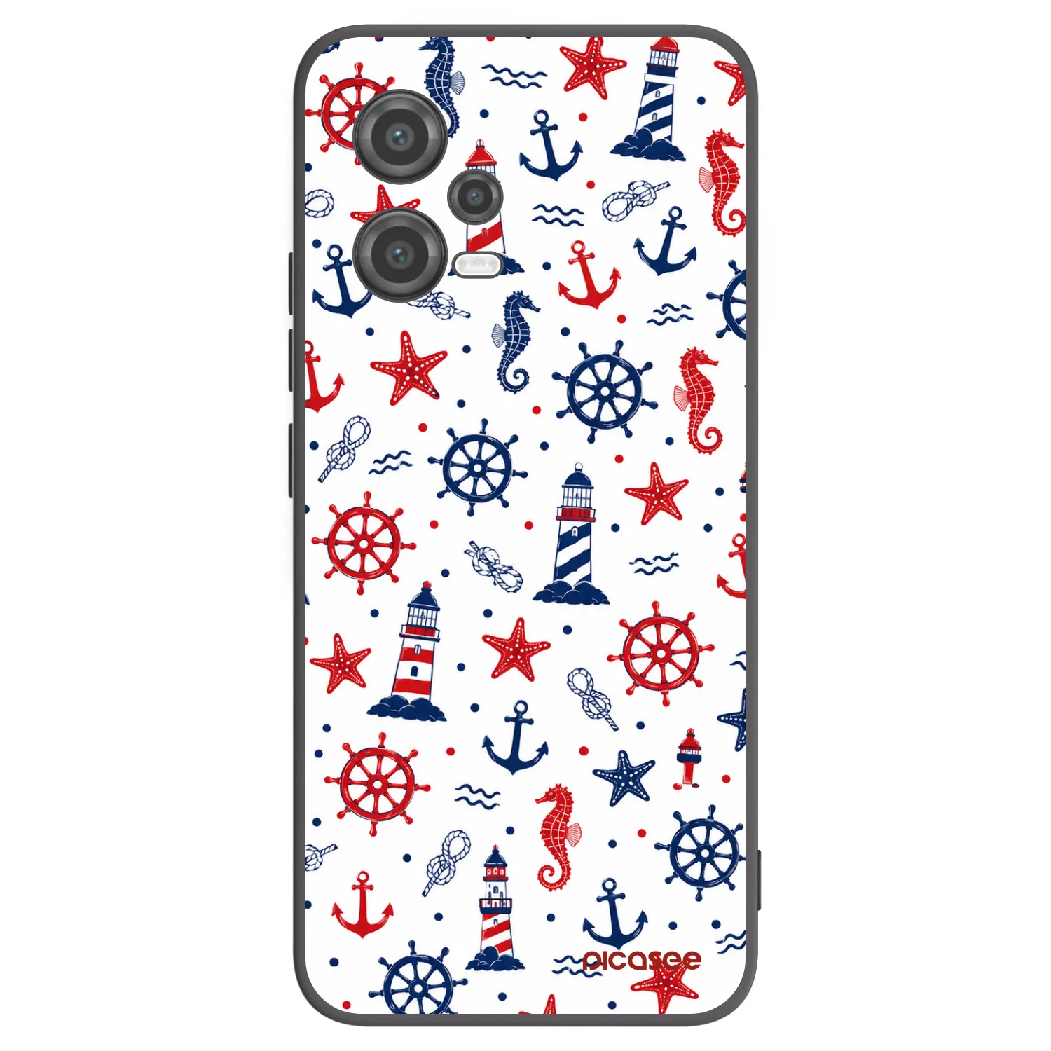 Picasee crna silikonska maskica za Xiaomi Poco X5 - Sailor Vibes