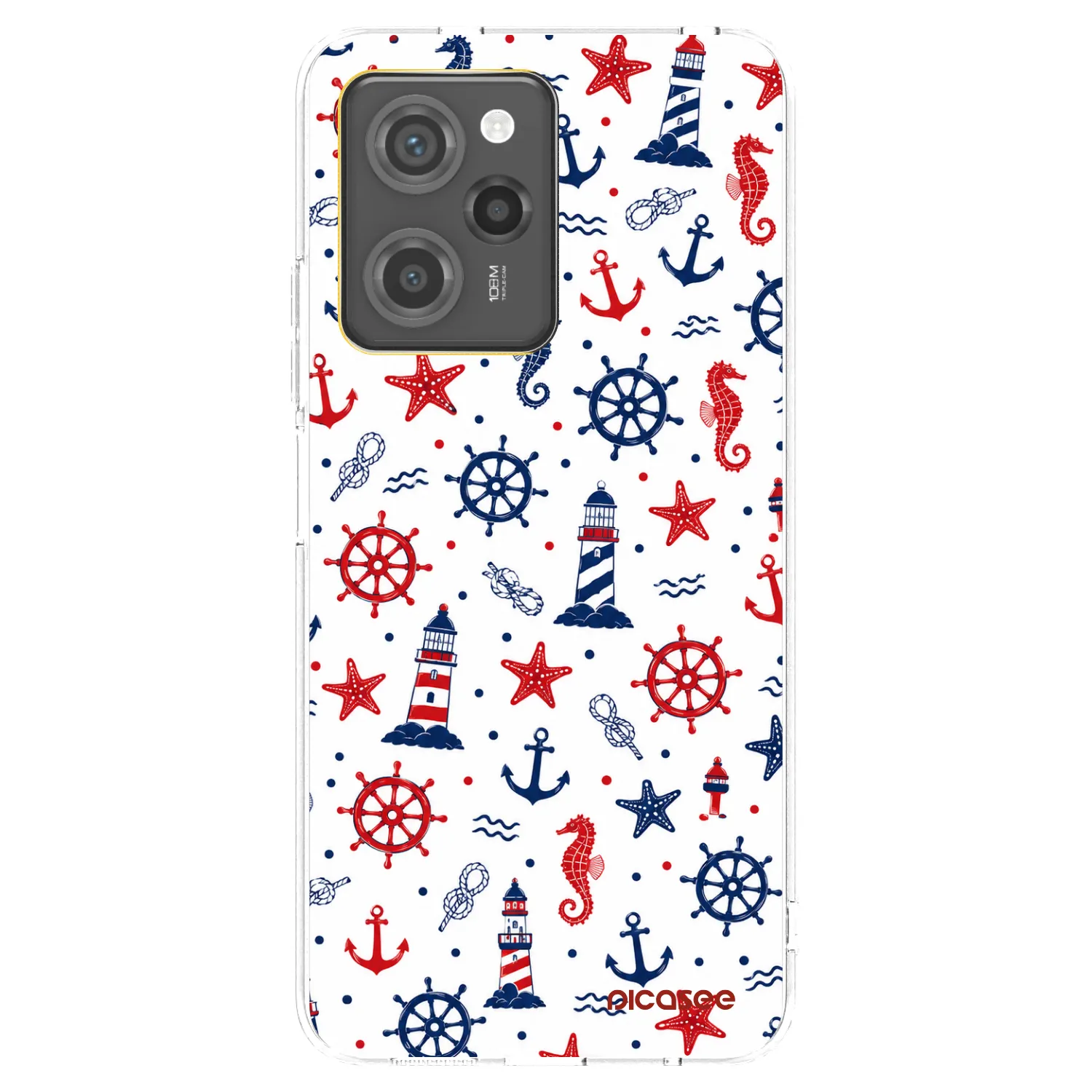 Picasee crna silikonska maskica za Xiaomi Poco X5 Pro - Sailor Vibes