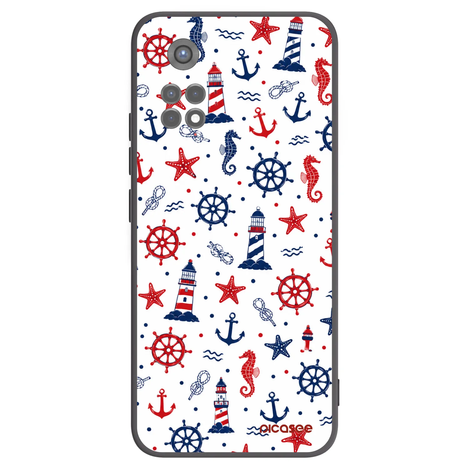 Picasee crna silikonska maskica za Xiaomi Redmi Note 11S 5G - Sailor Vibes