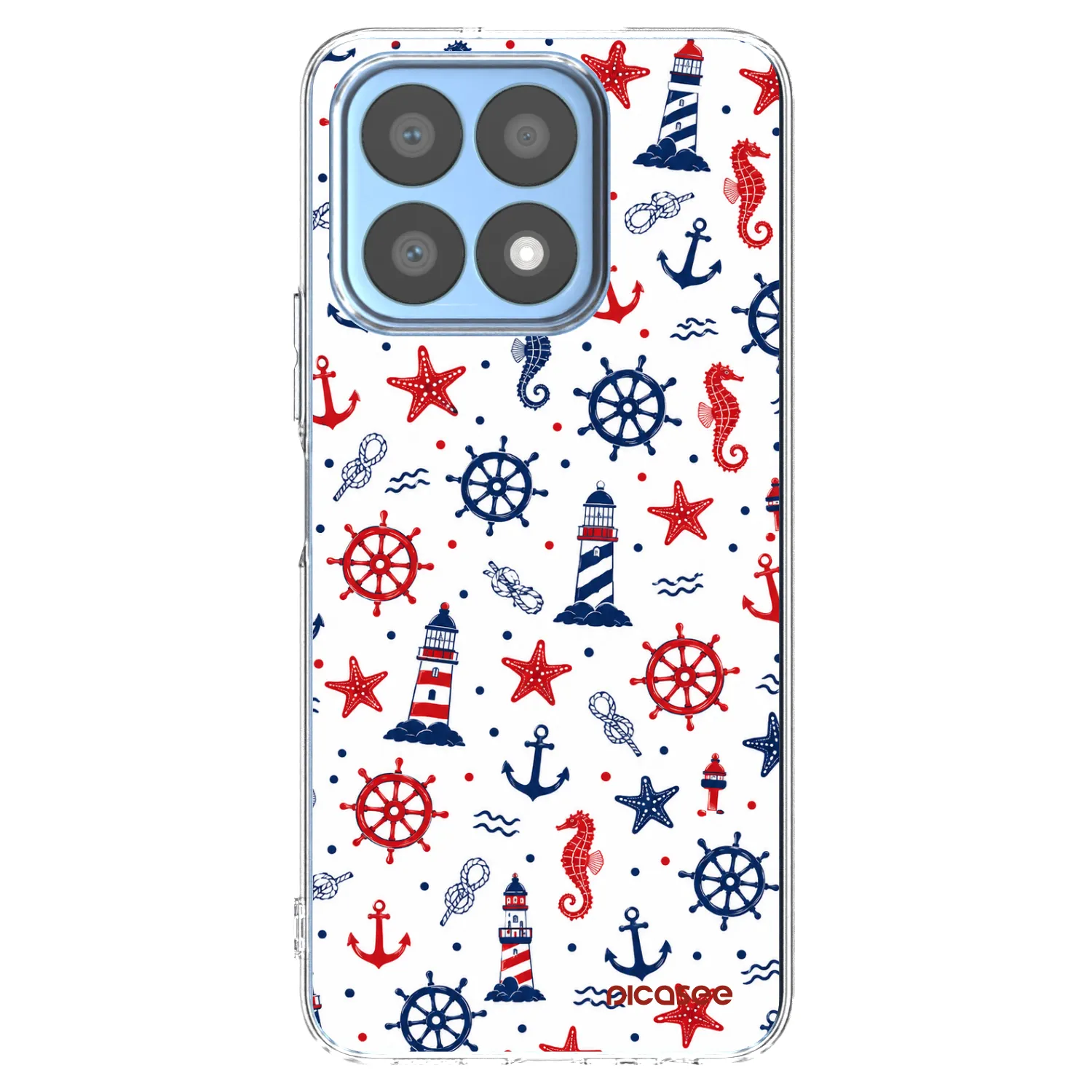 Picasee silikonska prozirna maskica za Honor X8a - Sailor Vibes
