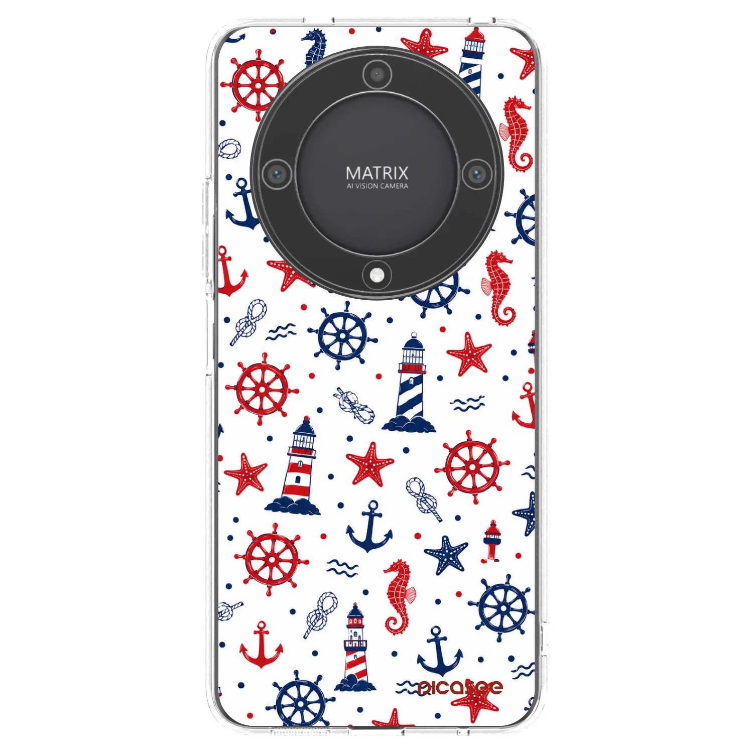 Picasee silikonska prozirna maskica za Honor Magic5 Lite 5G - Sailor Vibes