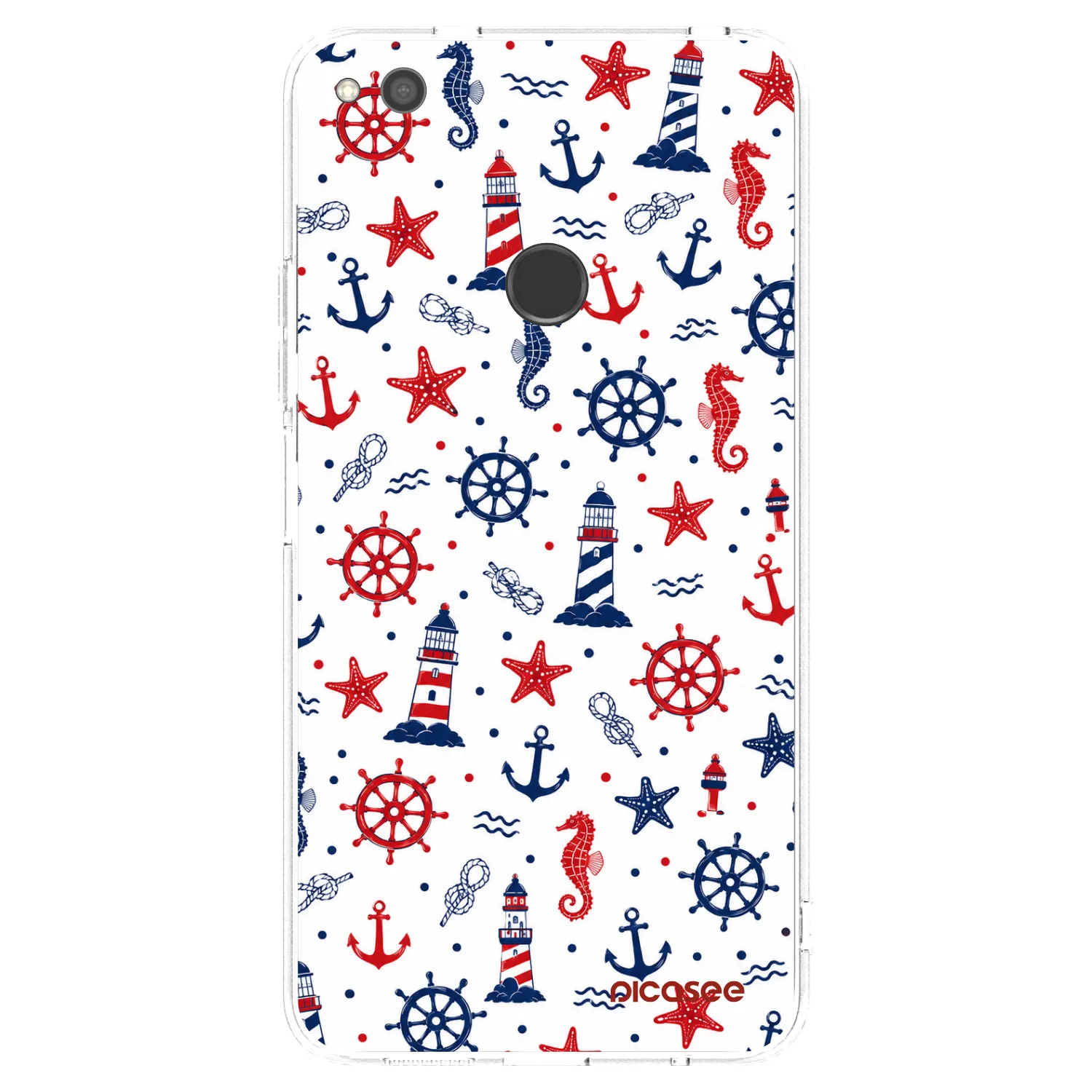 Picasee silikonska prozirna maskica za Huawei P9 Lite 2017 - Sailor Vibes