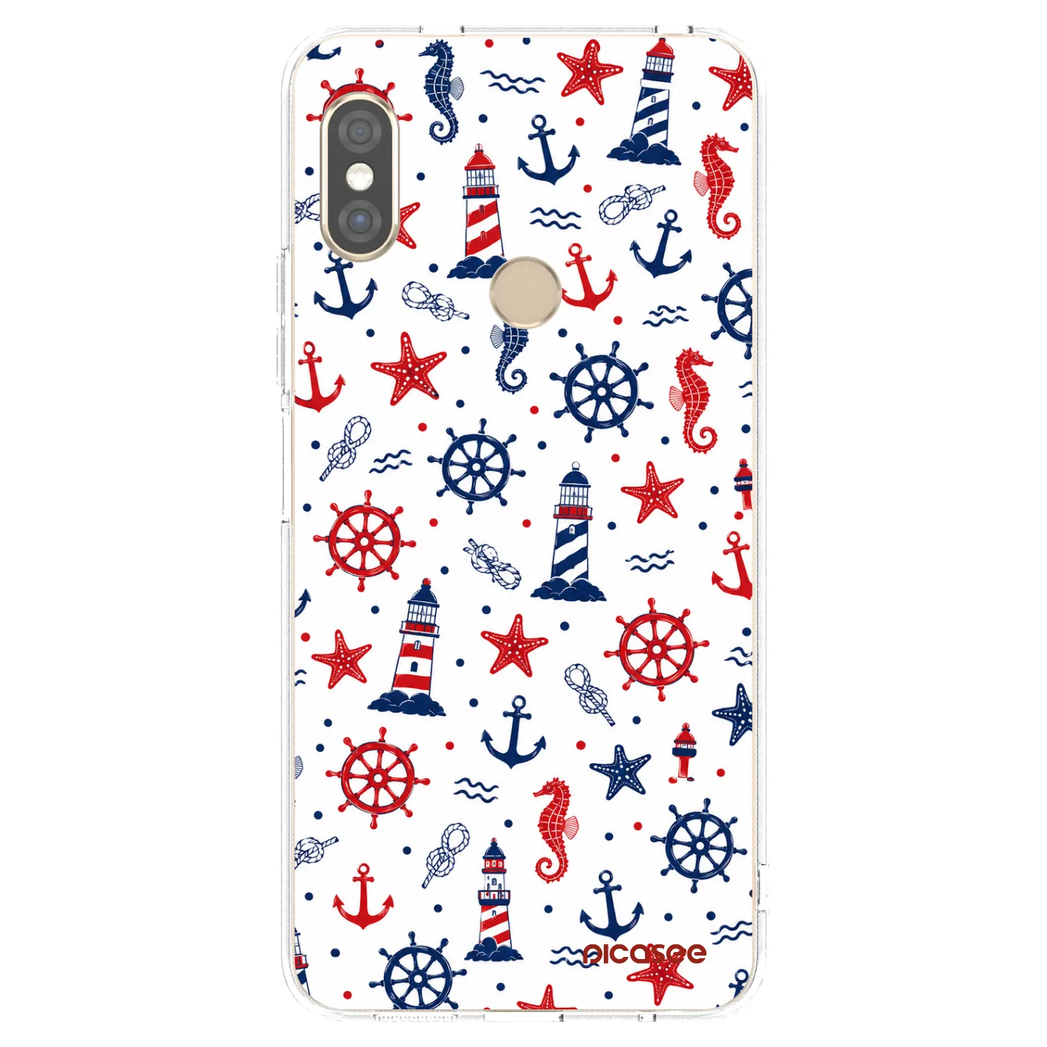 Picasee silikonska prozirna maskica za Xiaomi Redmi Note 5 Global - Sailor Vibes