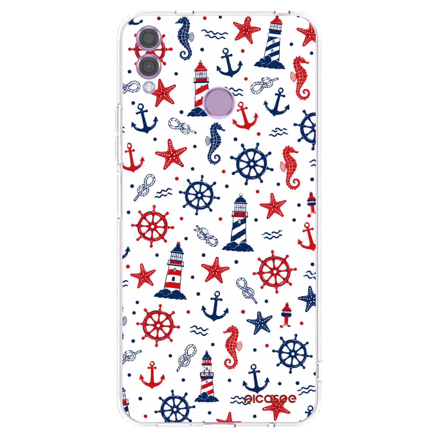 Picasee silikonska prozirna maskica za Honor 8X - Sailor Vibes