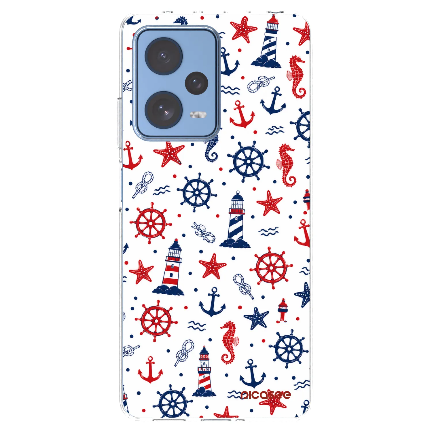Picasee silikonska prozirna maskica za Xiaomi Redmi Note 12 Pro 5G - Sailor Vibes