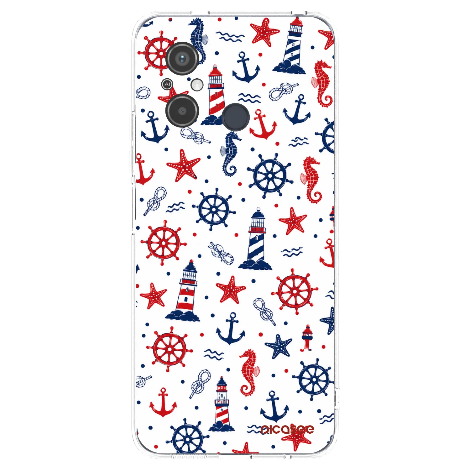 Picasee silikonska prozirna maskica za Xiaomi Redmi 12C - Sailor Vibes
