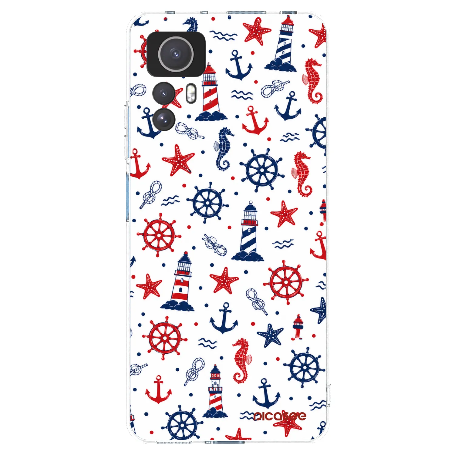 Picasee silikonska prozirna maskica za Xiaomi Redmi Note 12S - Sailor Vibes