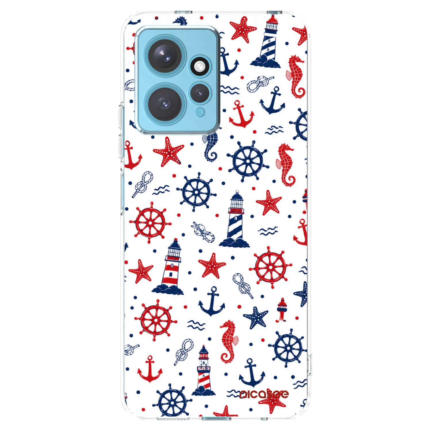 Picasee silikonska prozirna maskica za Xiaomi Redmi Note 12 4G - Sailor Vibes
