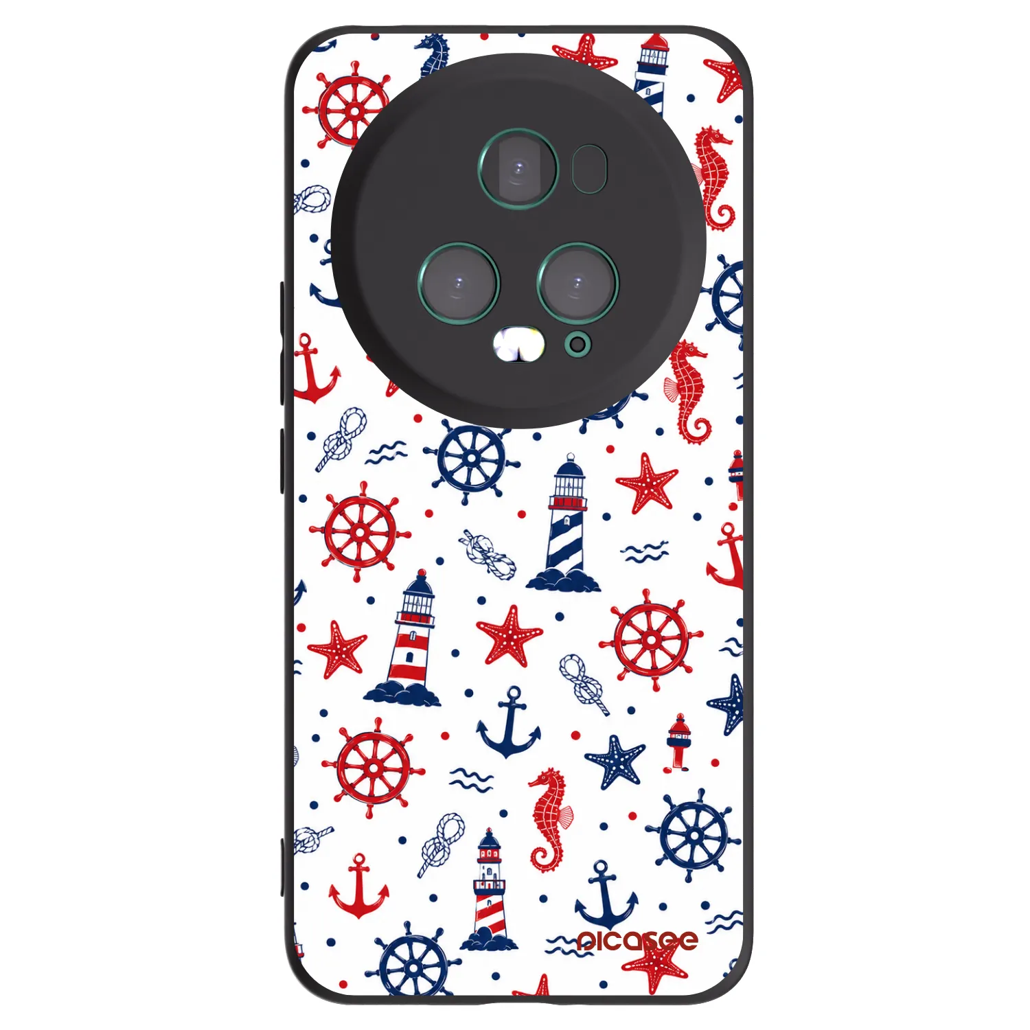 Picasee crna silikonska maskica za Honor Magic5 Pro - Sailor Vibes