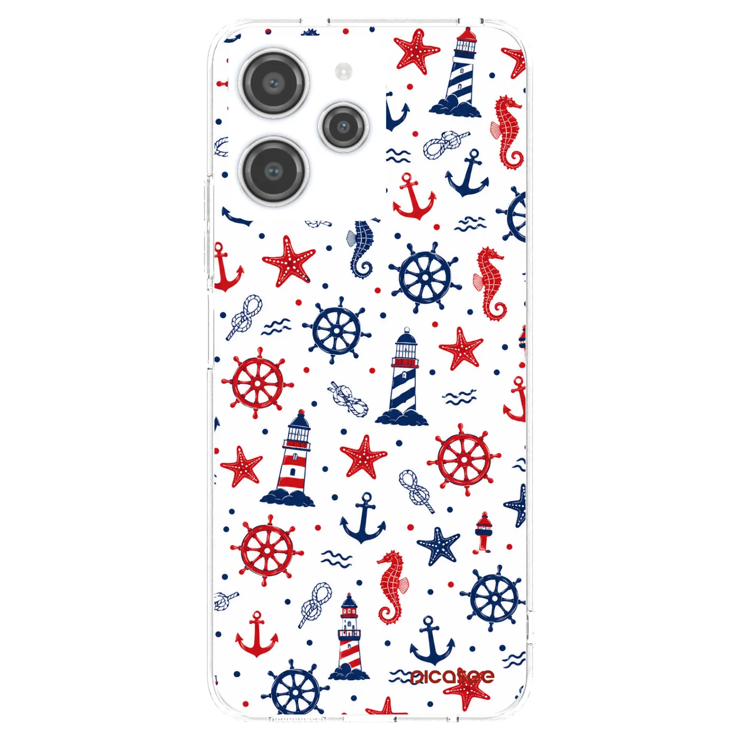 Picasee silikonska prozirna maskica za Xiaomi Redmi 12 4G - Sailor Vibes