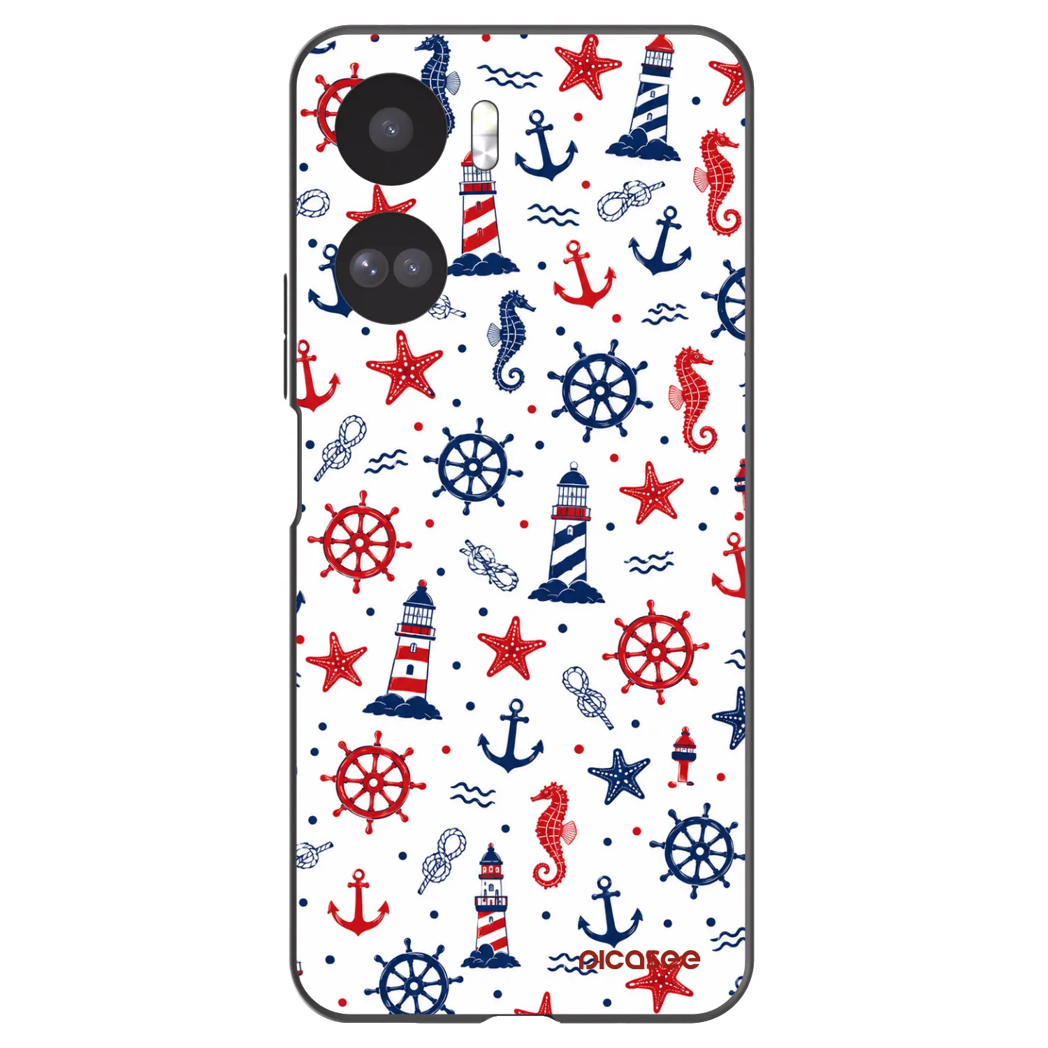 Picasee crna silikonska maskica za Honor 90 Lite 5G - Sailor Vibes