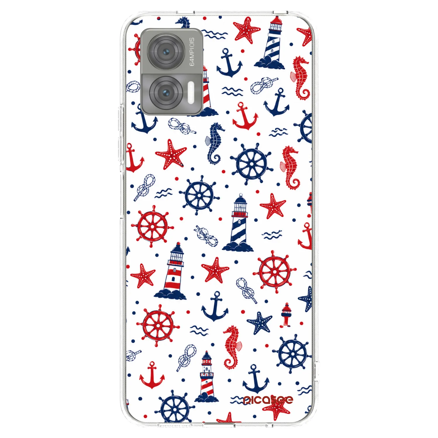 Picasee silikonska prozirna maskica za Motorola Edge 30 Neo - Sailor Vibes