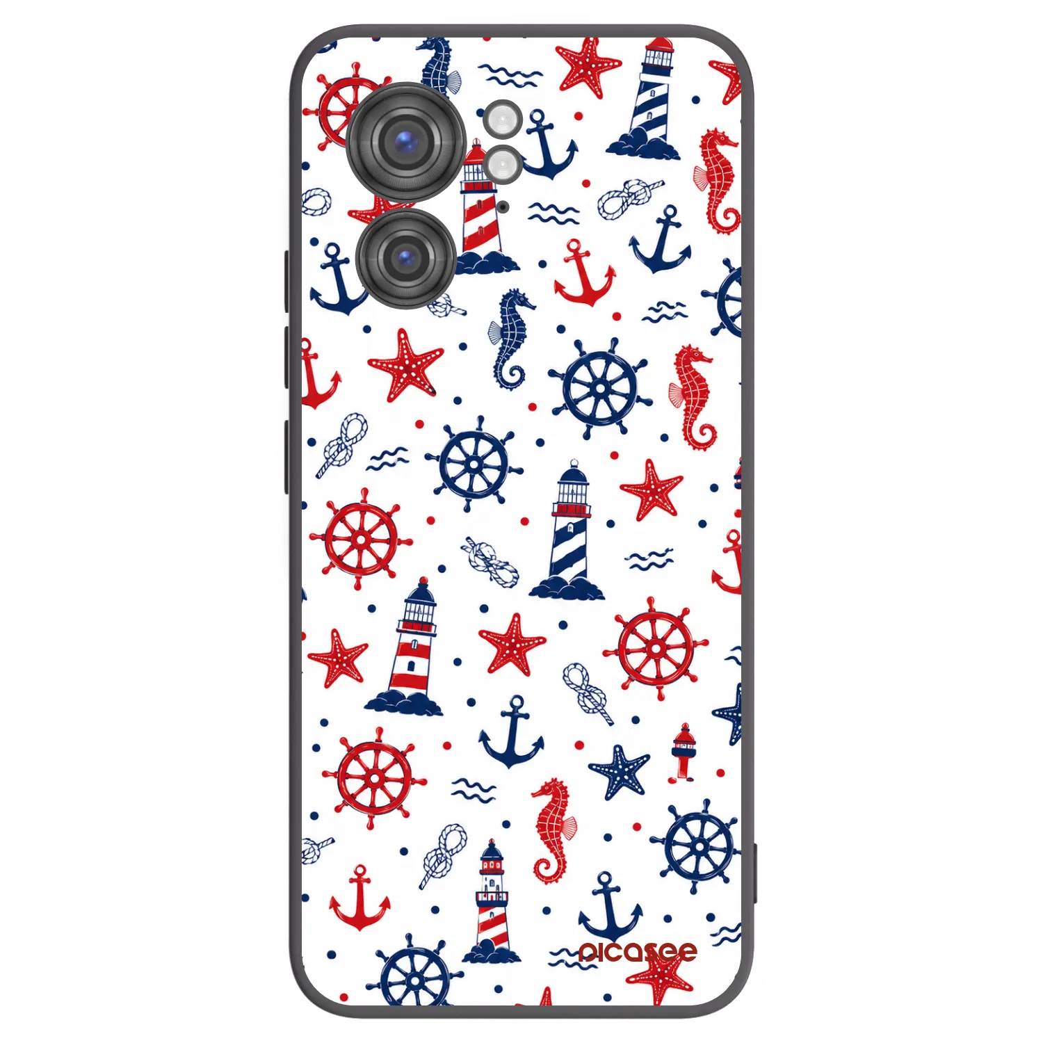 Picasee crna silikonska maskica za Motorola Edge 40 - Sailor Vibes