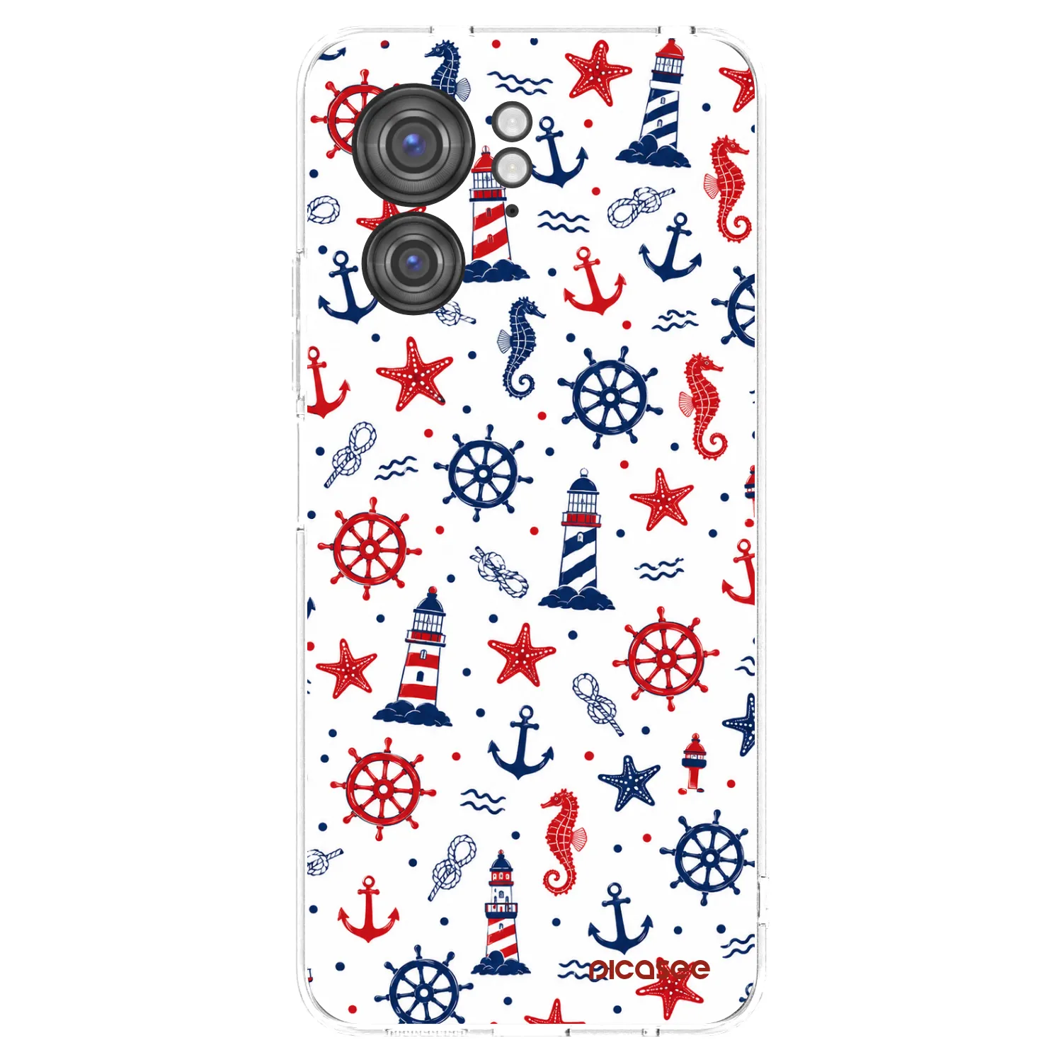 Picasee silikonska prozirna maskica za Motorola Edge 40 - Sailor Vibes