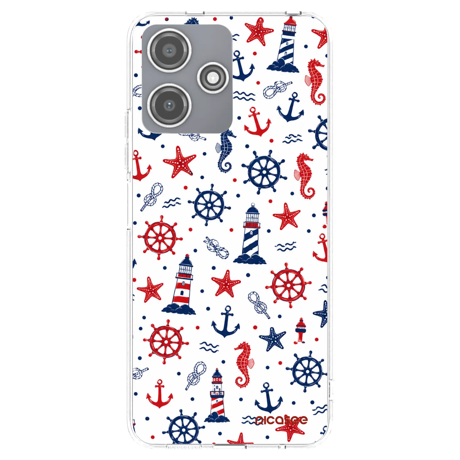 Picasee silikonska prozirna maskica za Xiaomi Redmi 12 5G - Sailor Vibes